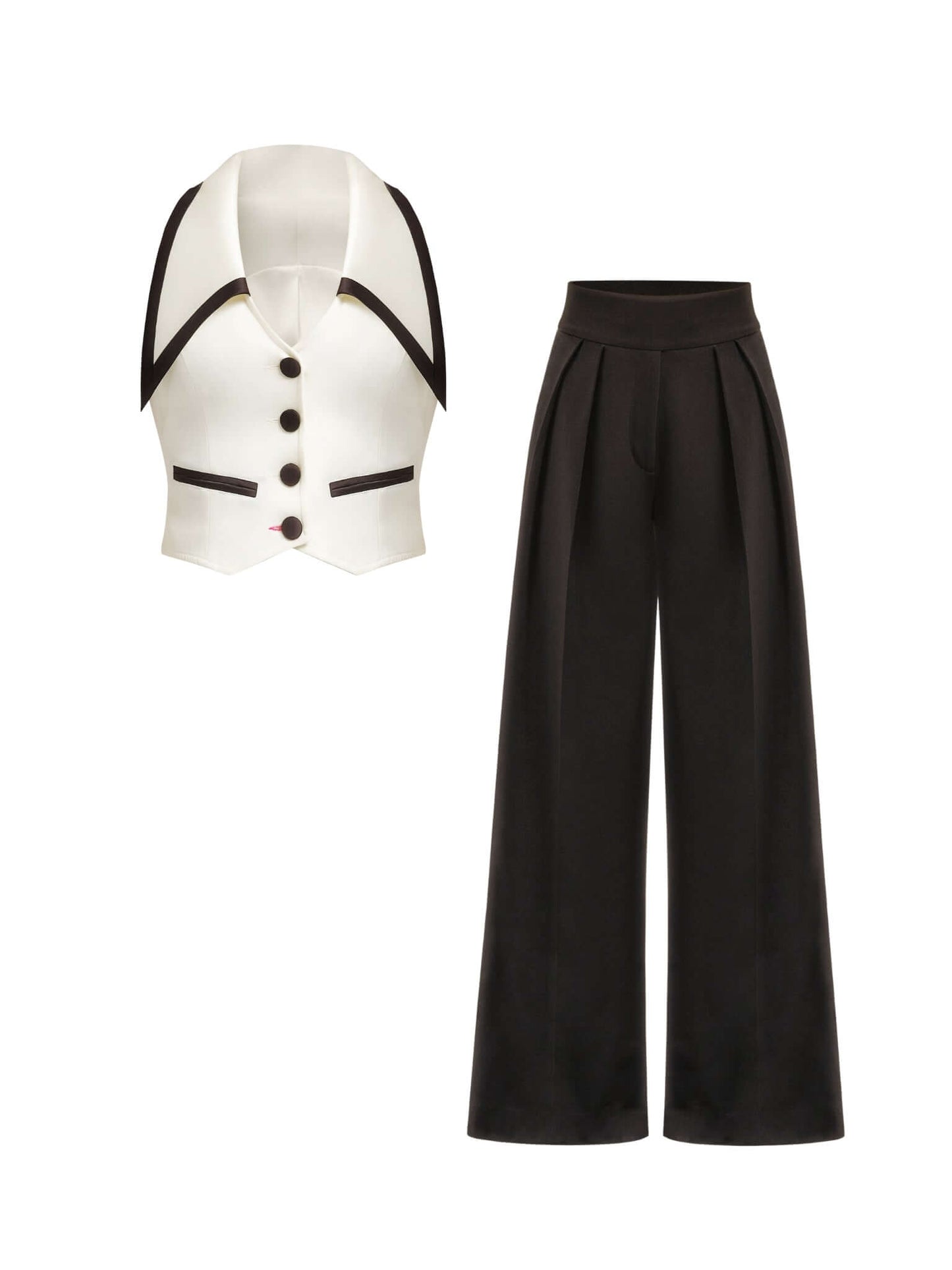 Born to Run Waistcoat & Trousers Set by Tia Dorraine Women's Luxury Fashion Designer Clothing Brand