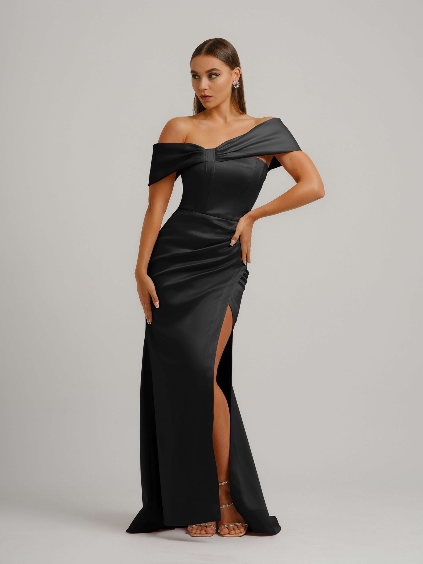 Signature of the Sun Evening Gown - Black