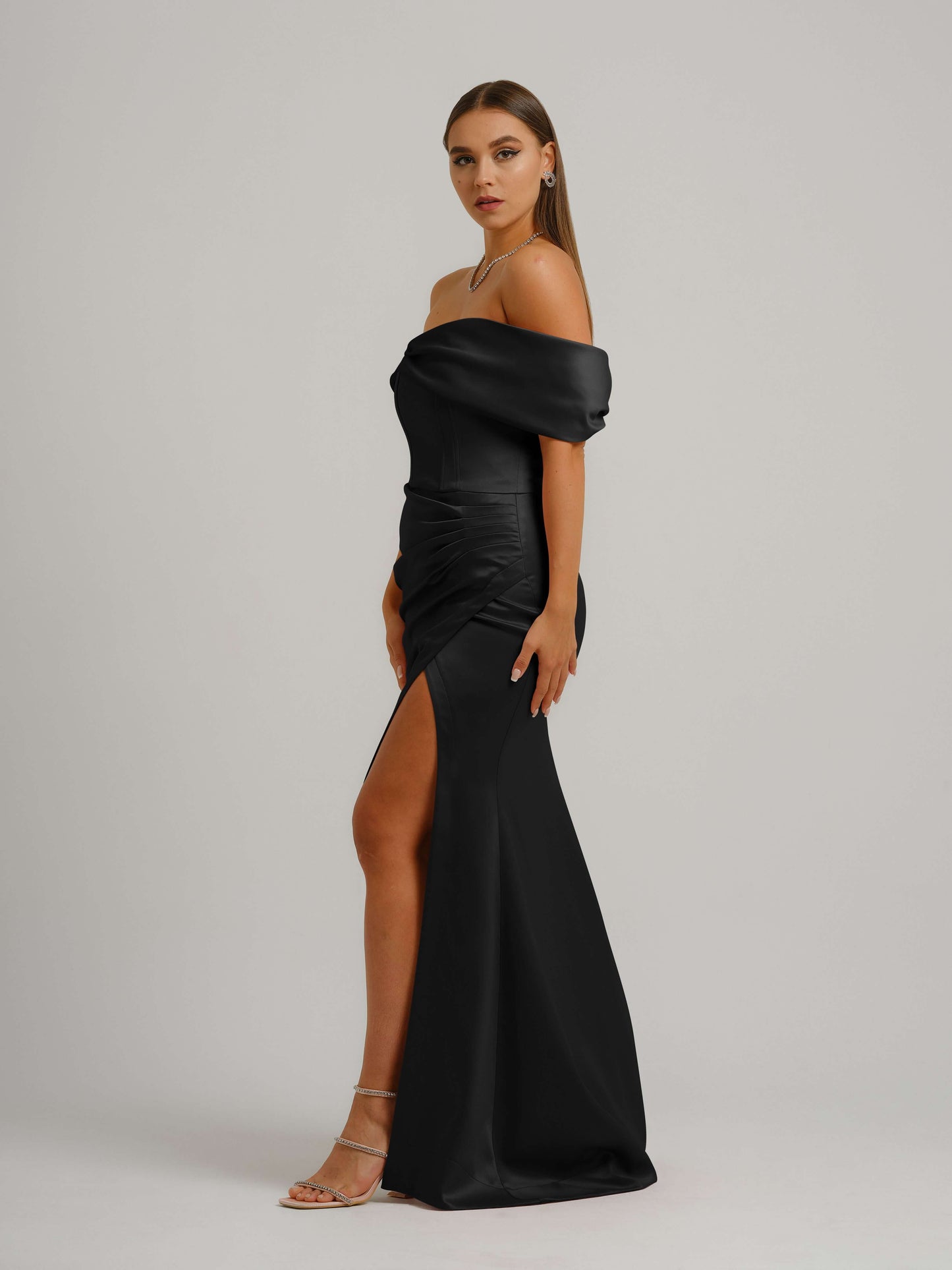 Signature of the Sun Evening Gown - Black