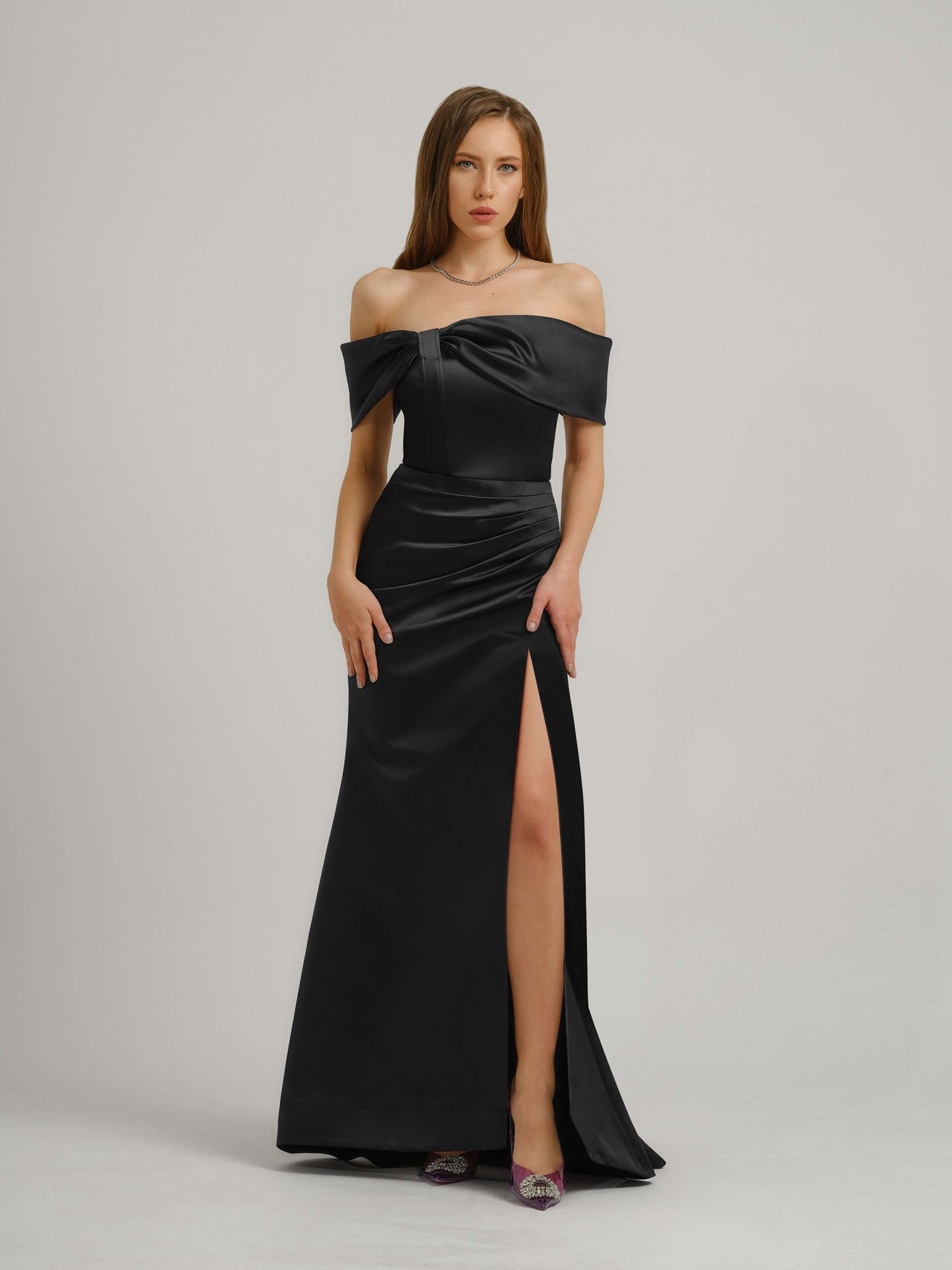 Signature of the Sun Evening Gown - Black