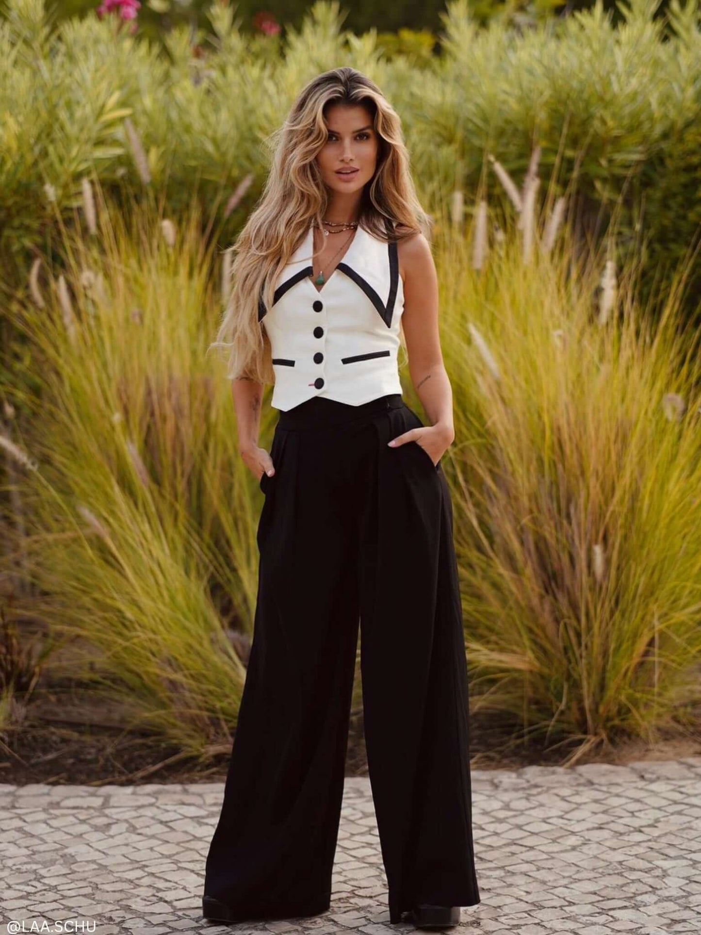 Born to Run Waistcoat & Trousers Set by Tia Dorraine Women's Luxury Fashion Designer Clothing Brand