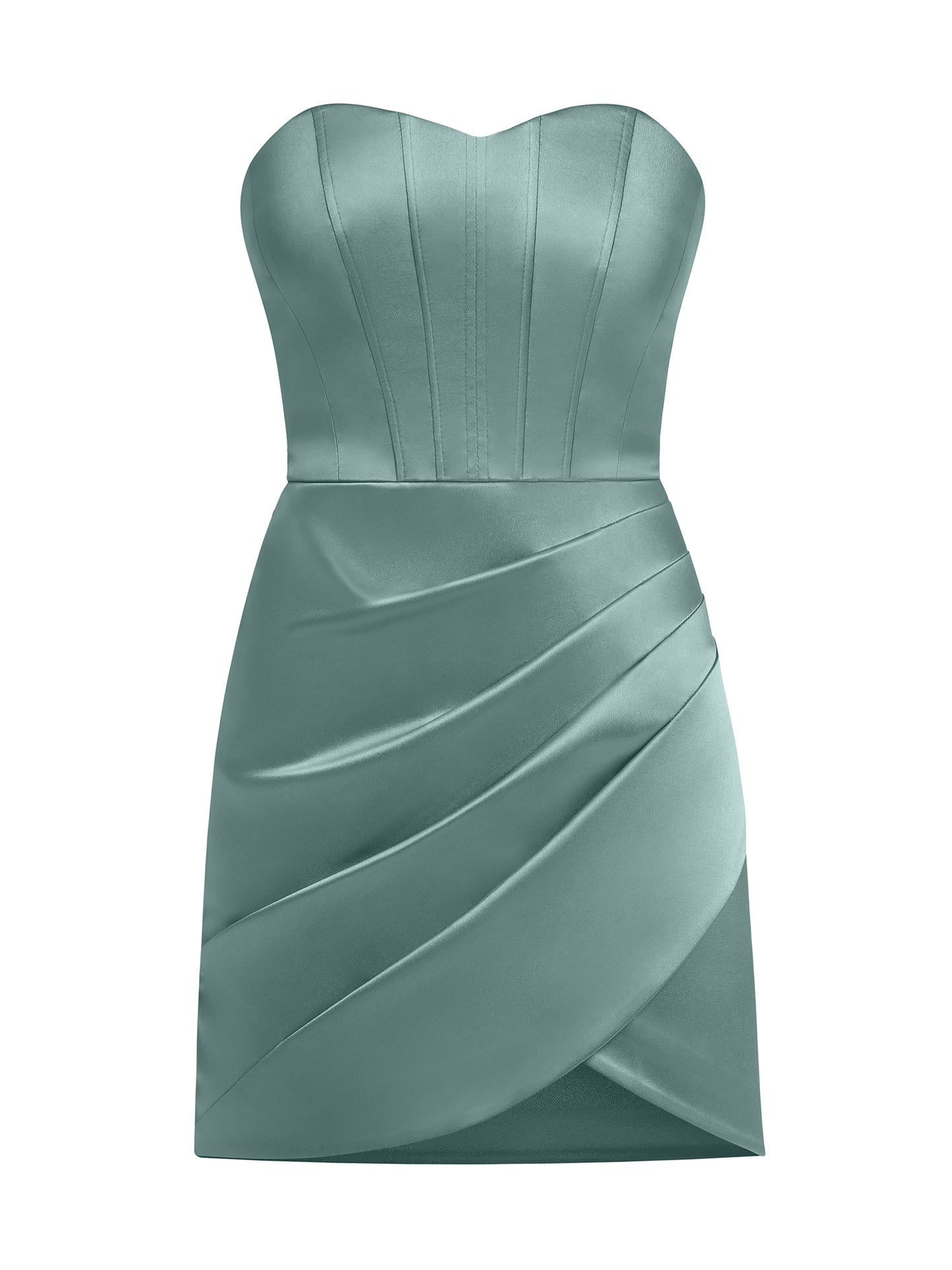 A Touch of Glamour Mini Dress - Green