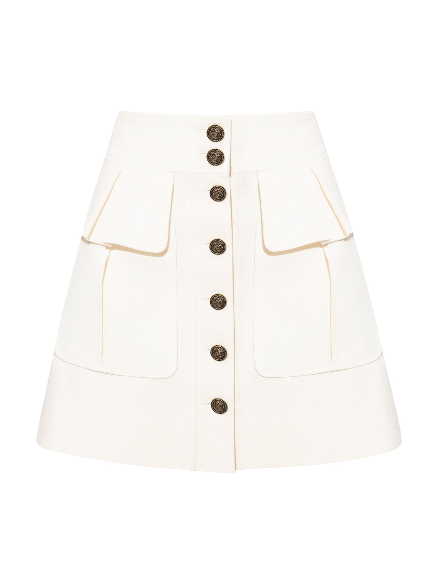 Cargo Mini Skirt in Linen