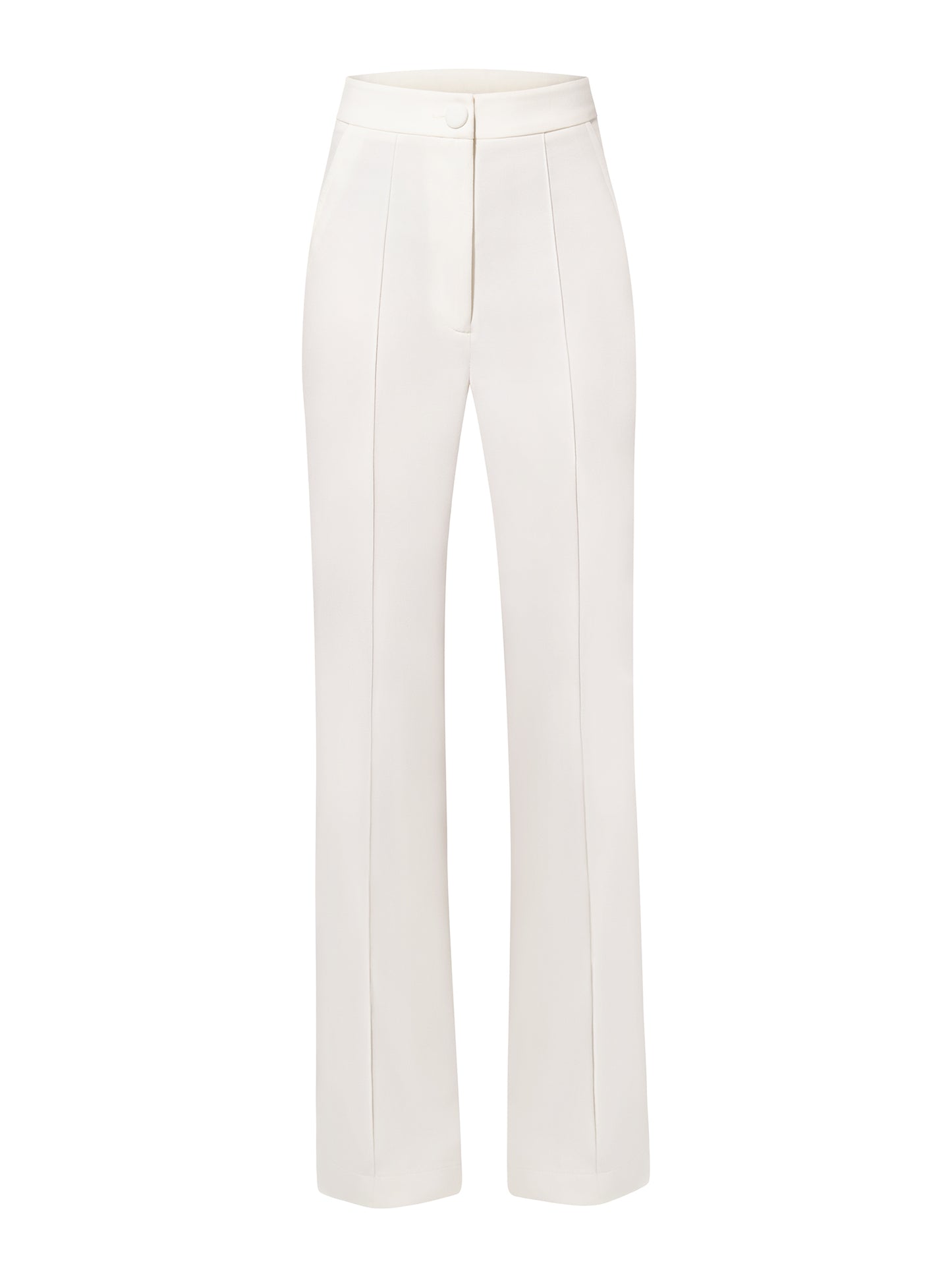 Classic Chic High-Waist Flared Trousers