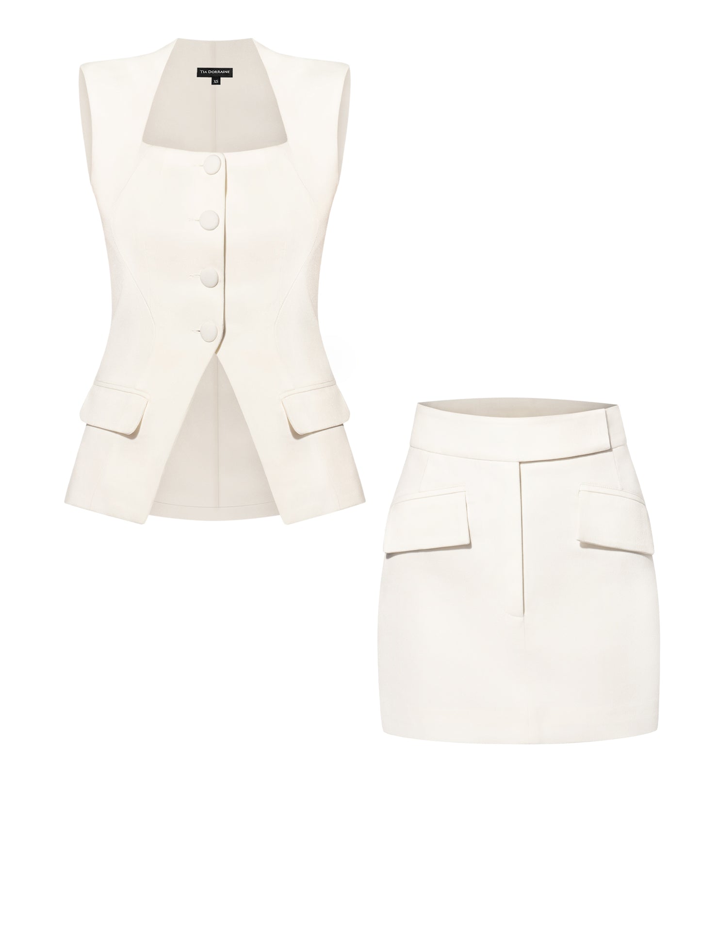 Classic Chic Vest & Skirt Set