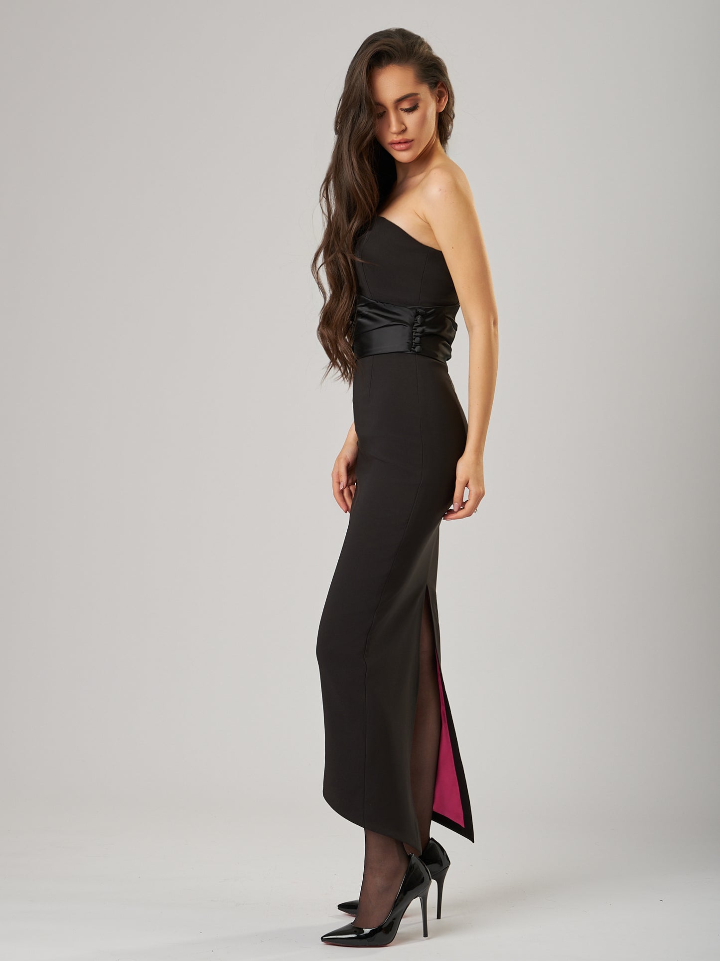 Closer to Love Midi Dress with Detachable Belt