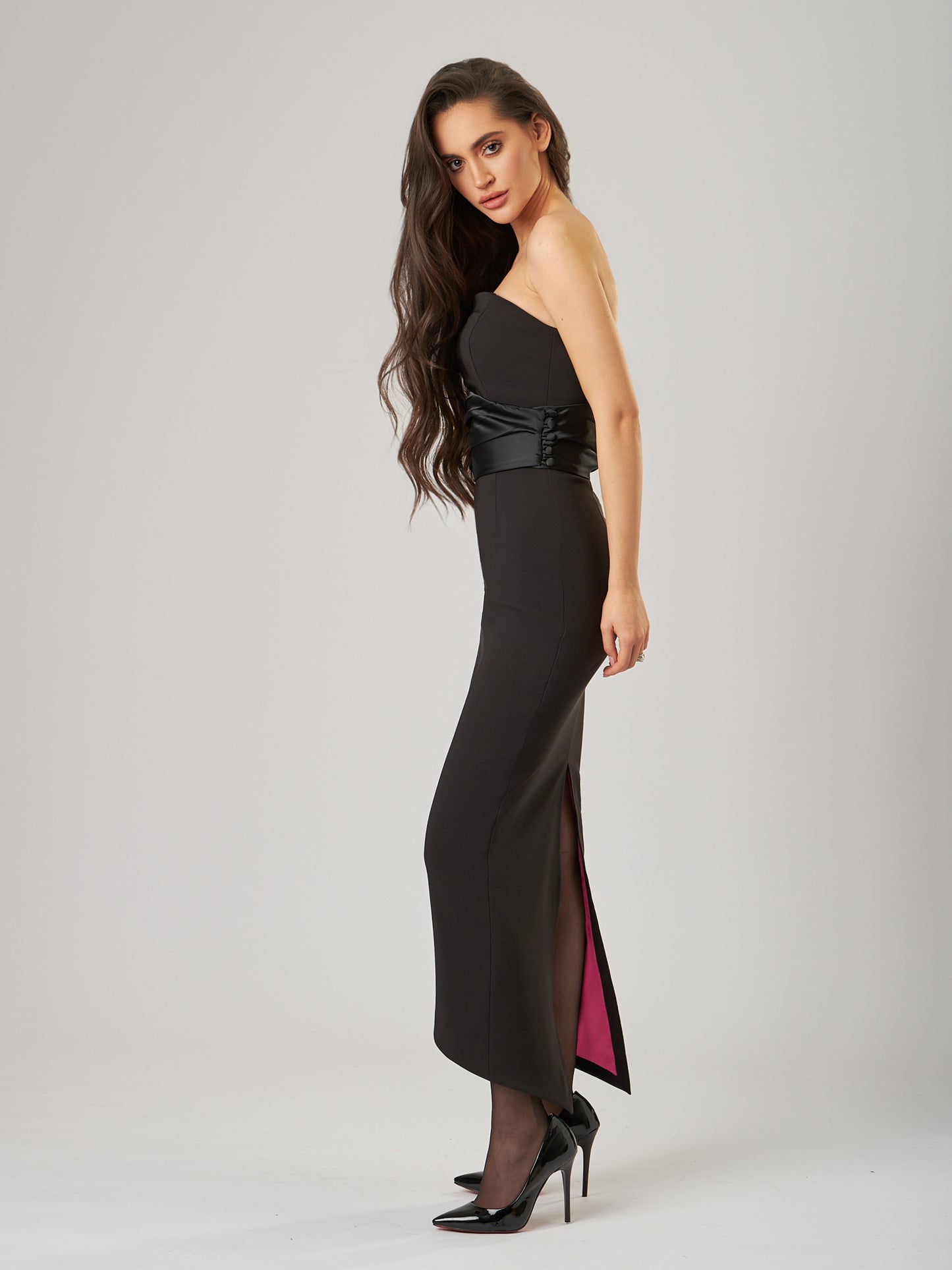 Closer to Love Midi Dress with Detachable Belt