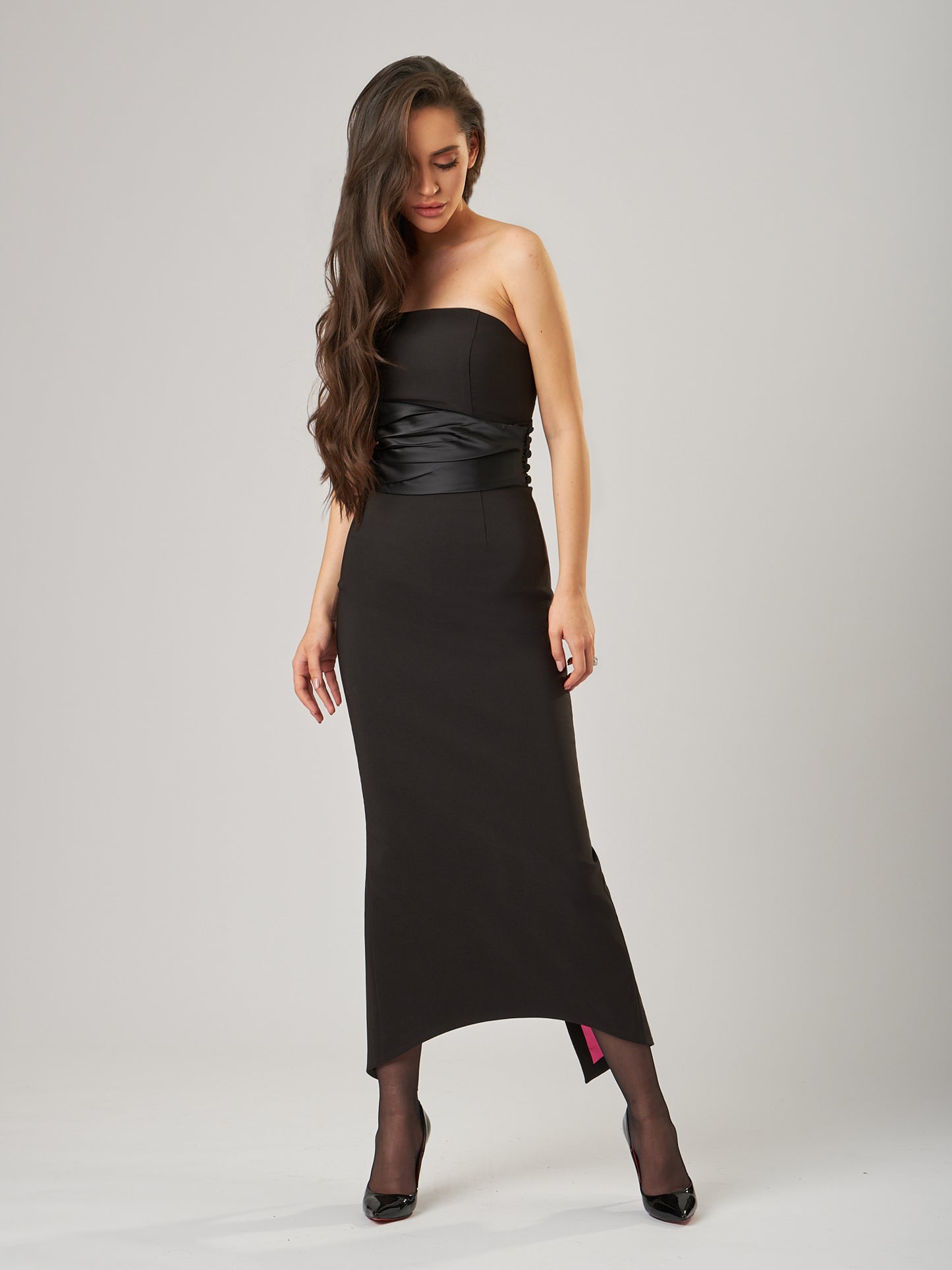Closer to Love Midi Dress with Detachable Belt