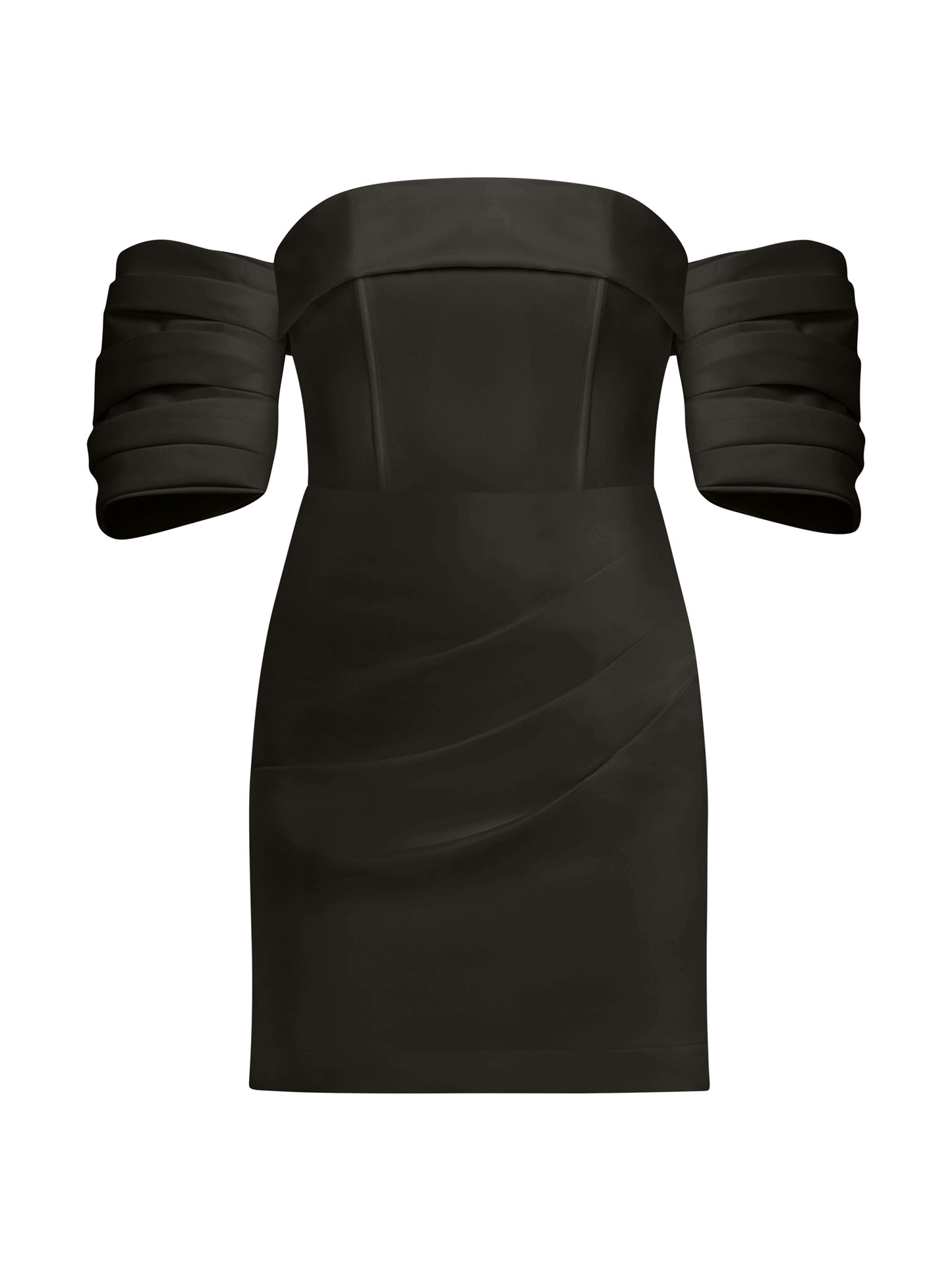 Devotion Mini Dress with Detachable Sleeves by Tia Dorraine Women's Luxury Fashion Designer Clothing Brand