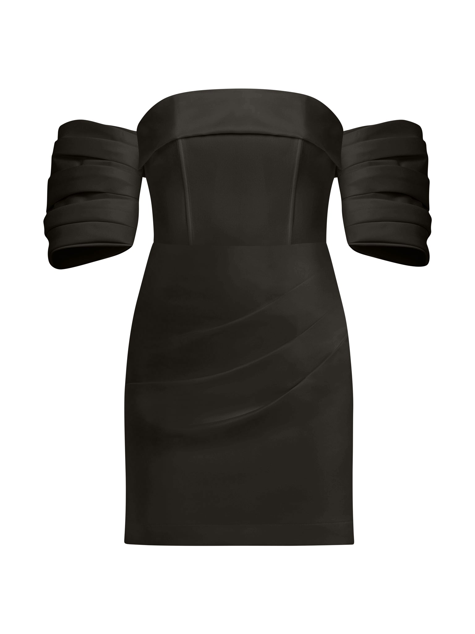 Devotion Mini Dress with Detachable Sleeves by Tia Dorraine Women's Luxury Fashion Designer Clothing Brand