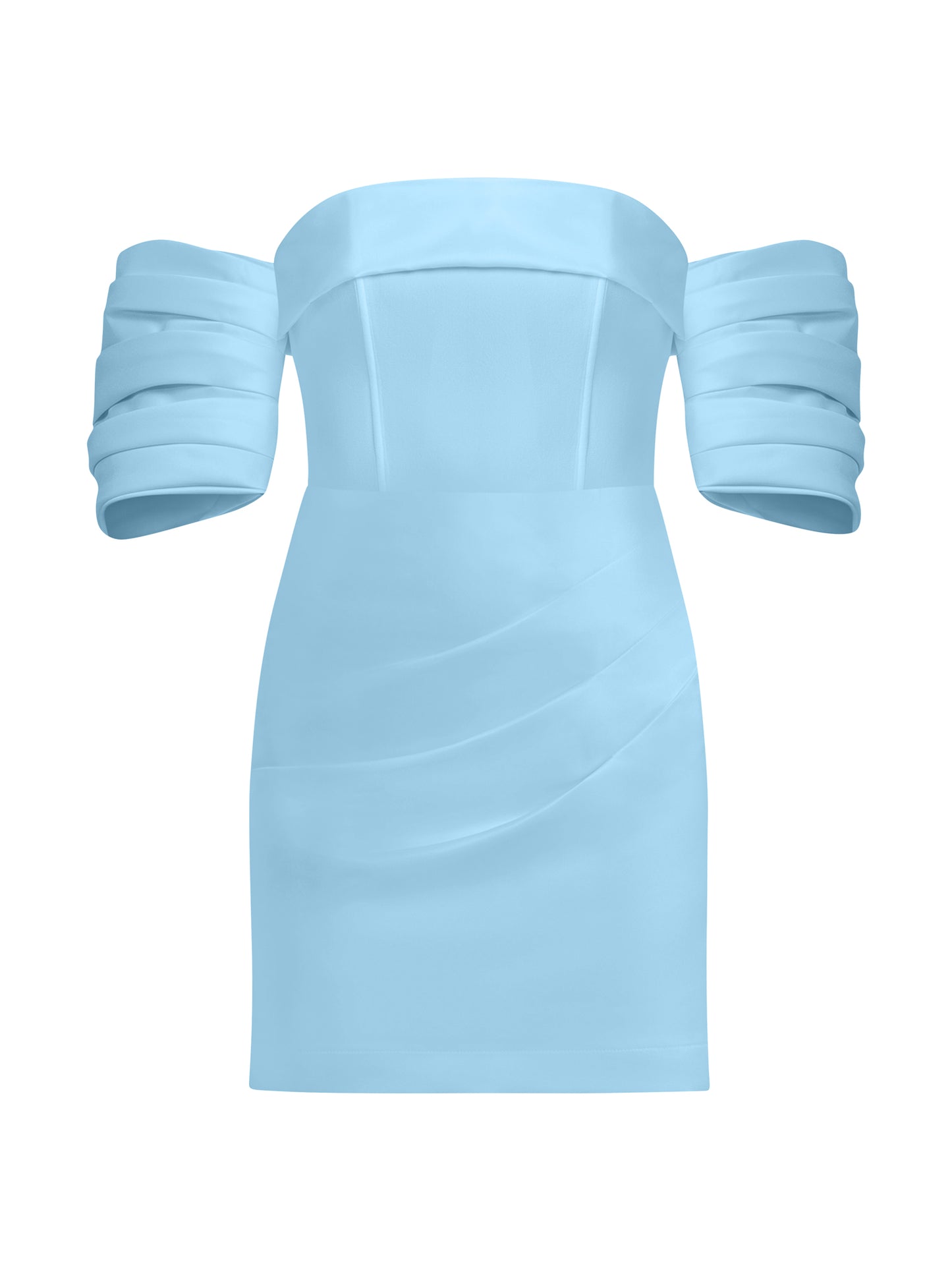 Devotion Mini Dress with Detachable Sleeves by Tia Dorraine Women's Luxury Fashion Designer Clothing Brand