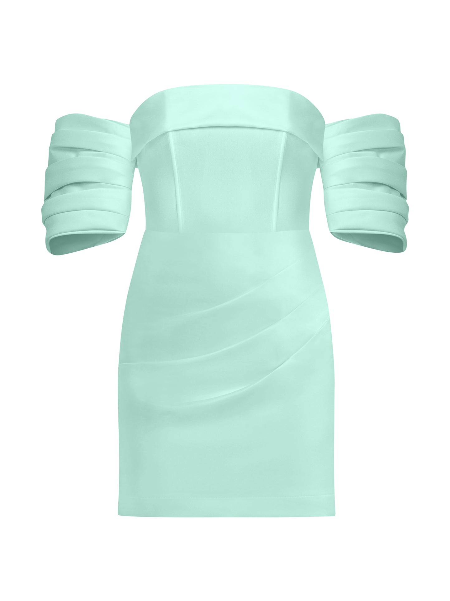 Devotion Mini Dress with Detachable Sleeves by Tia Dorraine Women's Luxury Fashion Designer Clothing Brand