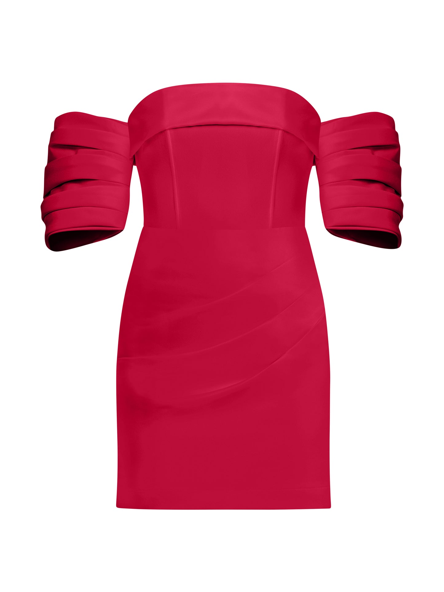 Devotion Mini Dress with Detachable Sleeves by Tia Dorraine Women's Luxury Fashion Designer Clothing Brand