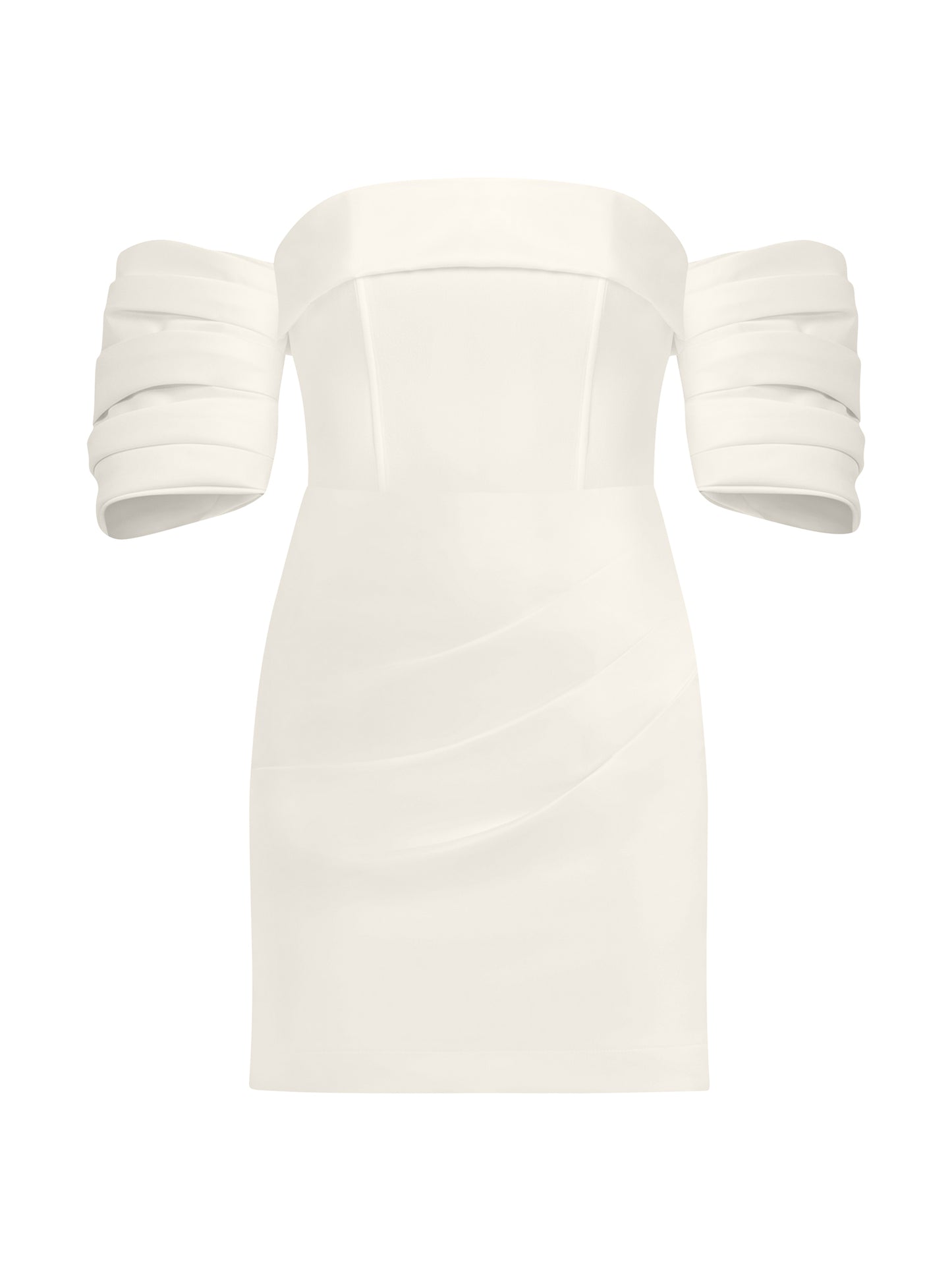 Devotion Mini Dress with Detachable Sleeves by Tia Dorraine Women's Luxury Fashion Designer Clothing Brand