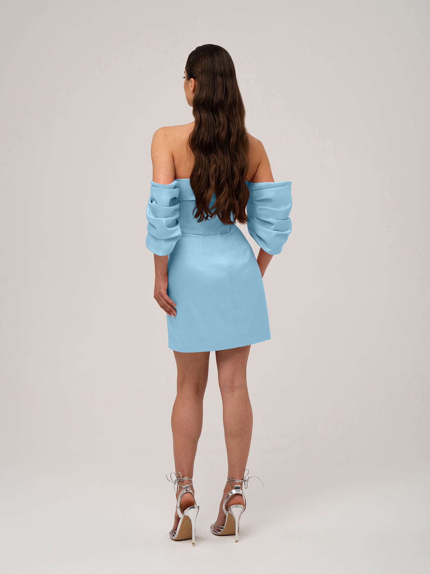Devotion Mini Dress with Detachable Sleeves by Tia Dorraine Women's Luxury Fashion Designer Clothing Brand