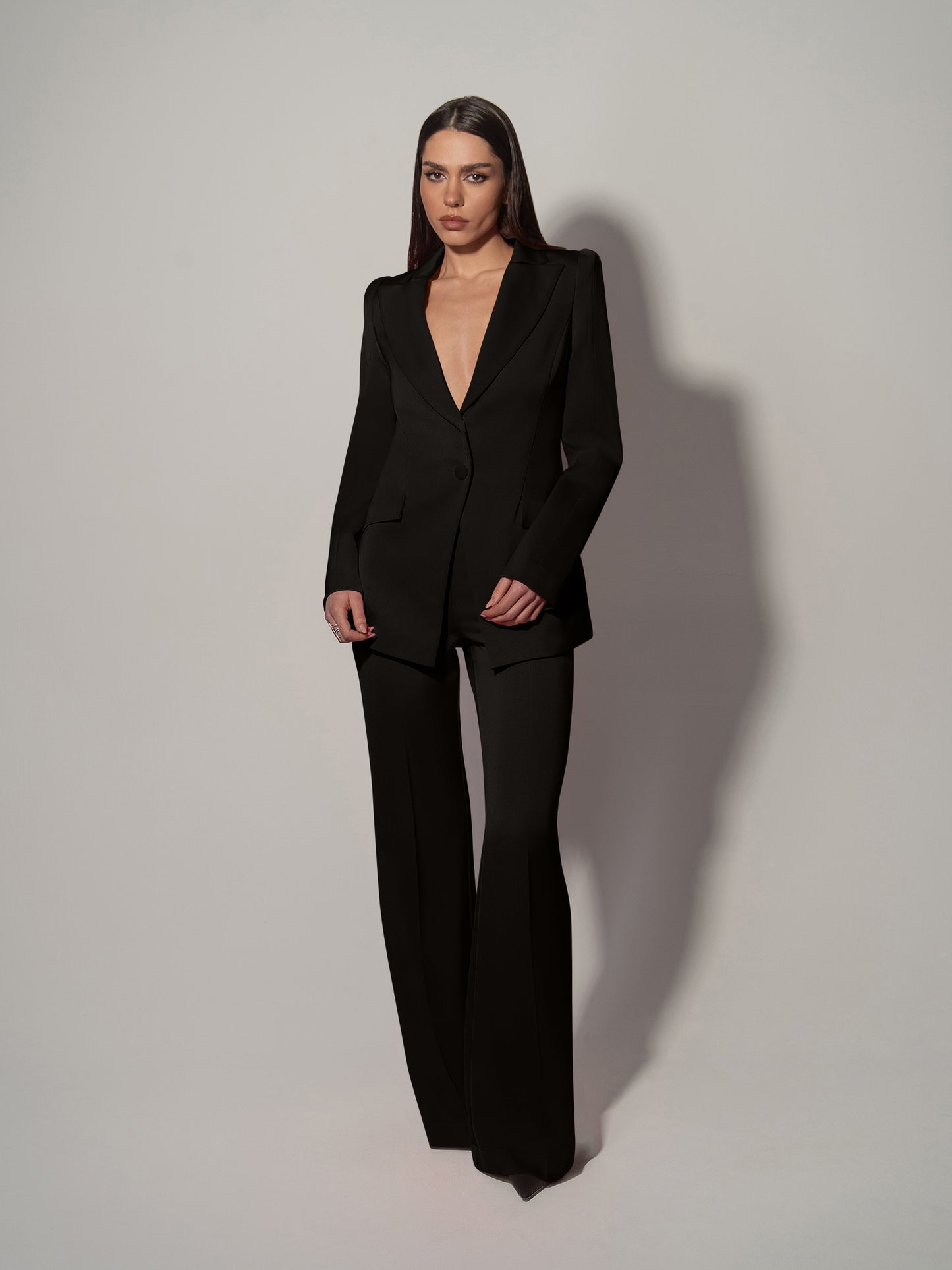 Illusion Classic Tailored Blazer - Black