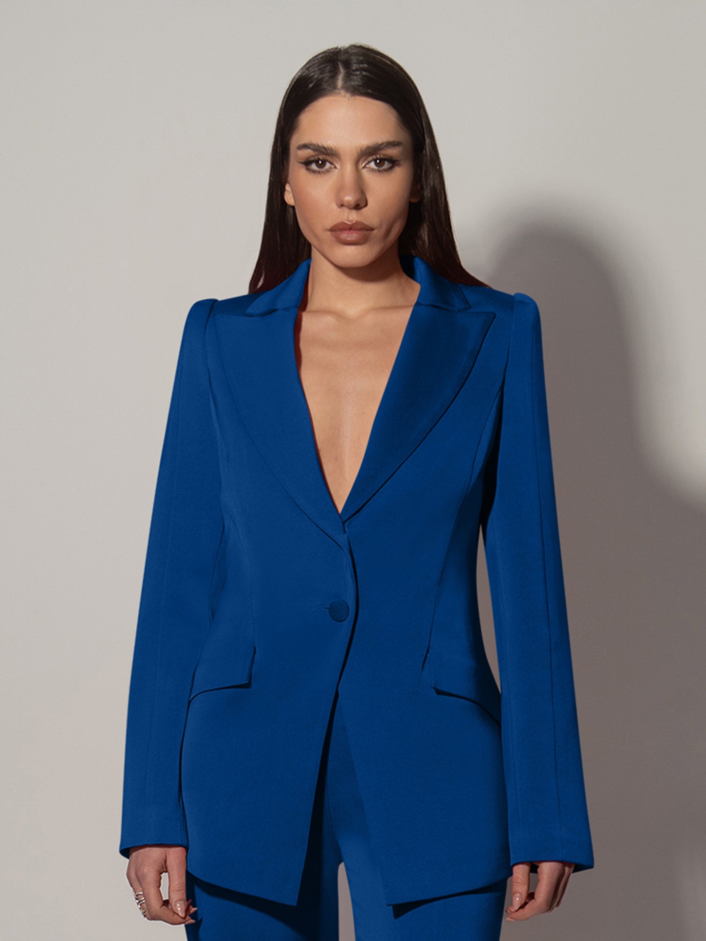 Illusion Classic Tailored Blazer - Azure Blue