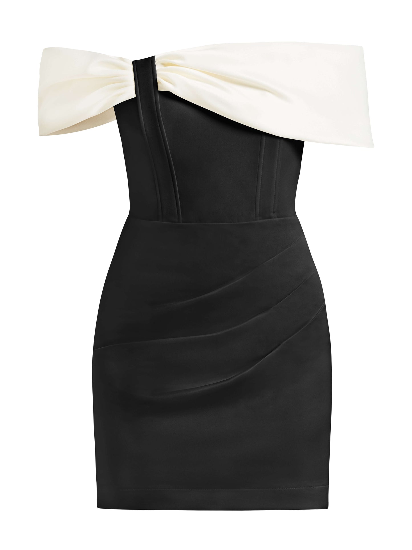 Signature of the Sun Mini Dress - Black & White by Tia Dorraine Women's Luxury Fashion Designer Clothing Brand