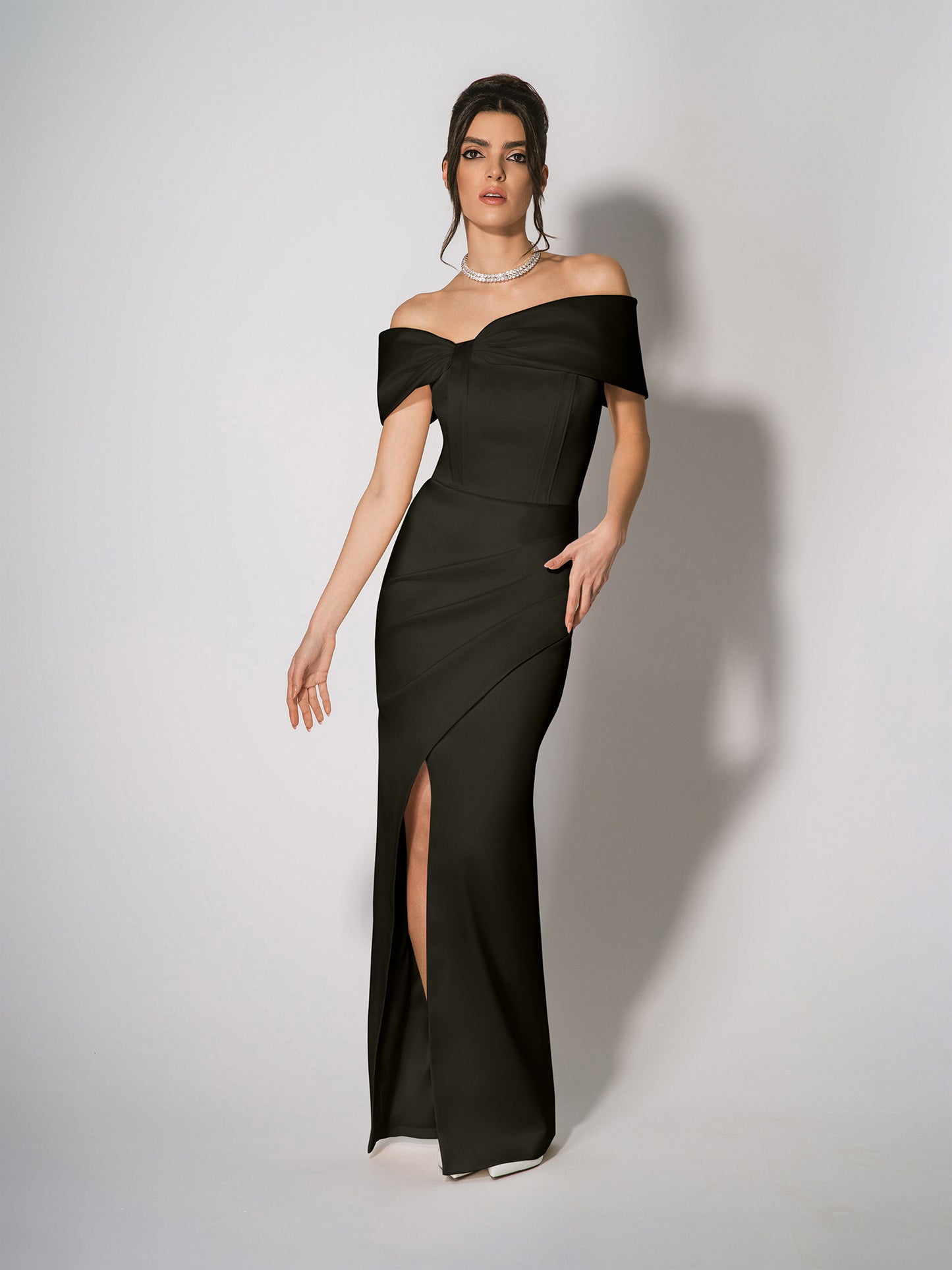 Signature of the Sun Maxi Dress - Black