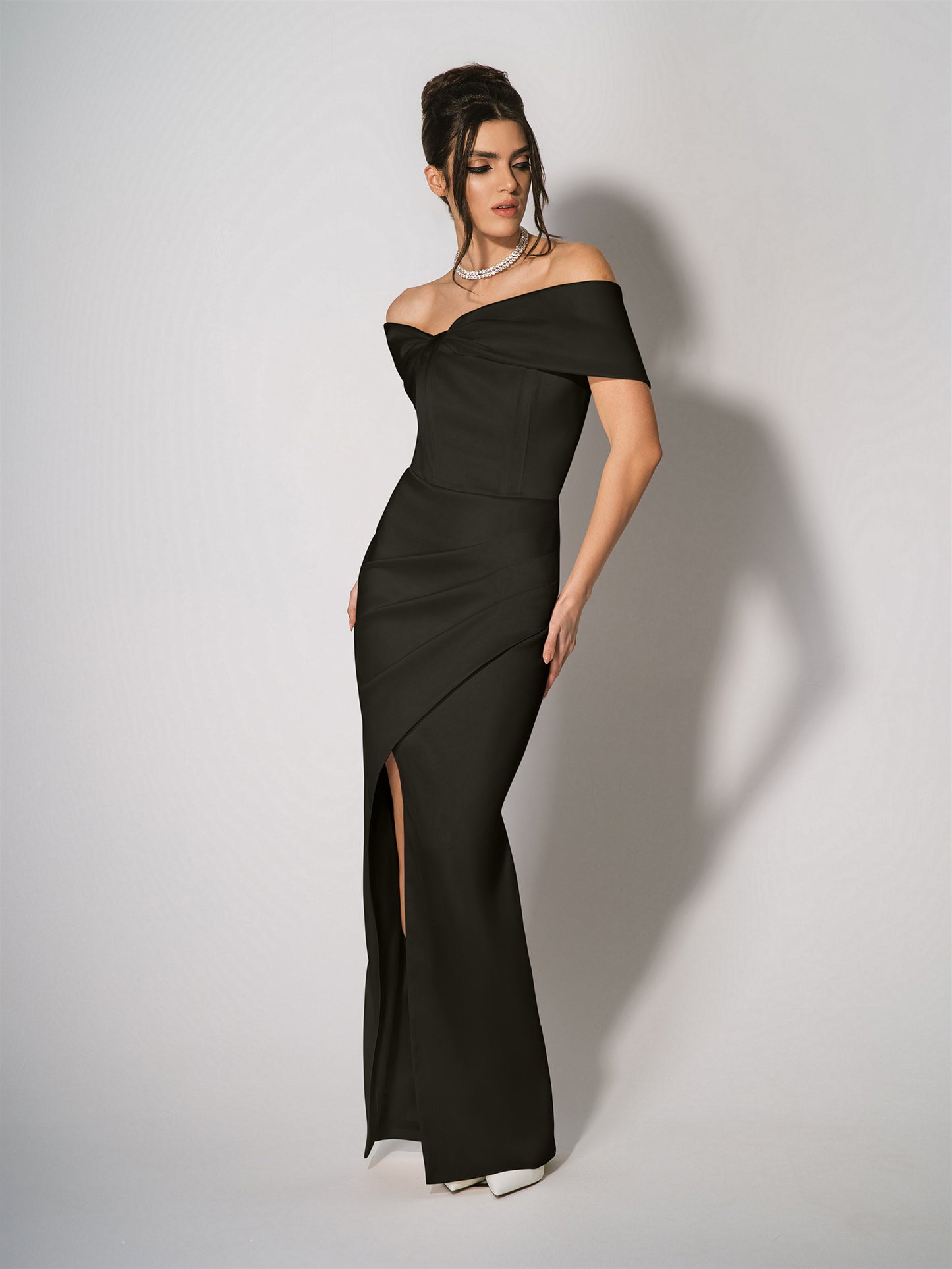 Signature of the Sun Maxi Dress - Black