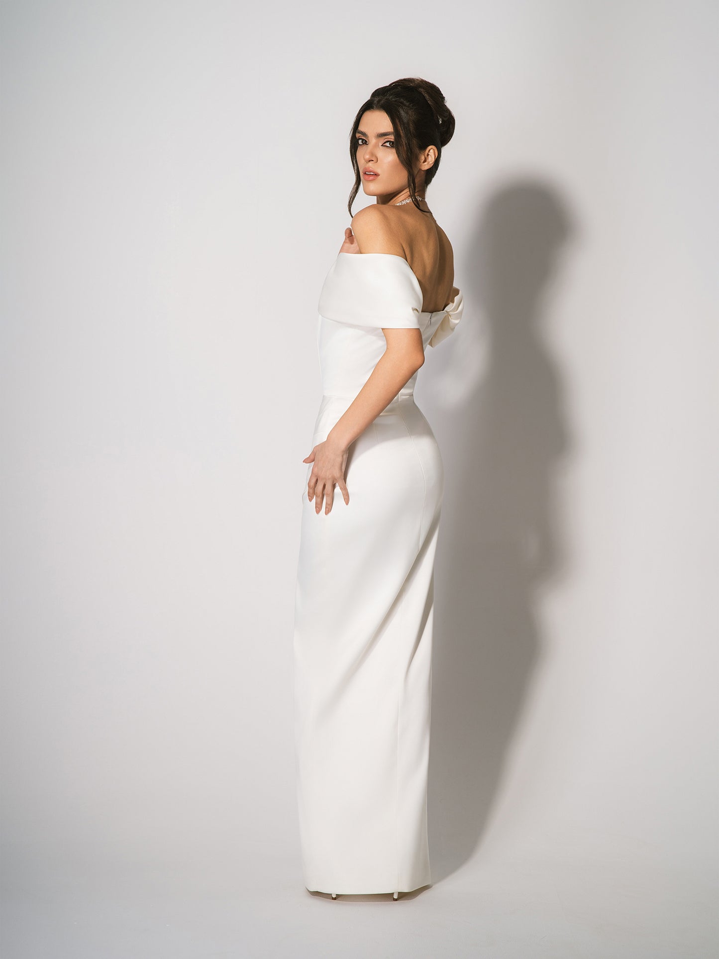 Signature of the Sun Maxi Dress - Pearl White