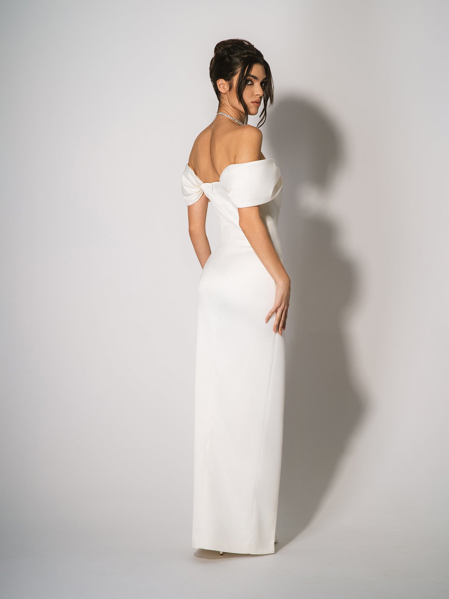 Signature of the Sun Maxi Dress - Pearl White