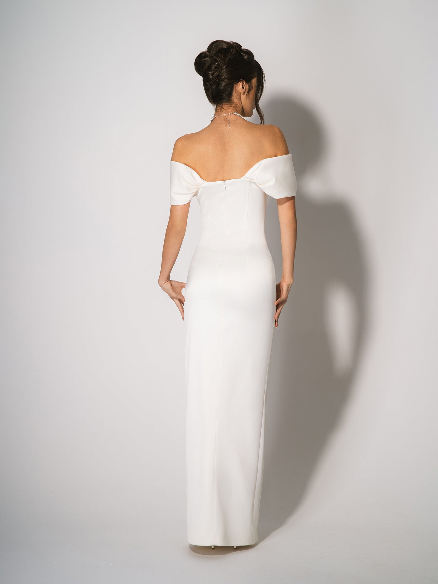 Signature of the Sun Maxi Dress - Pearl White