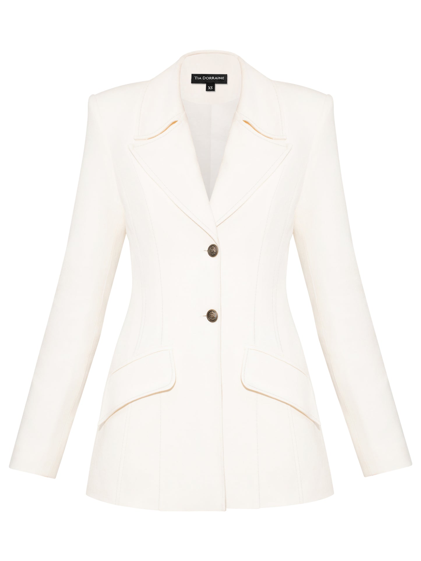 Single-Breasted Blazer in Linen