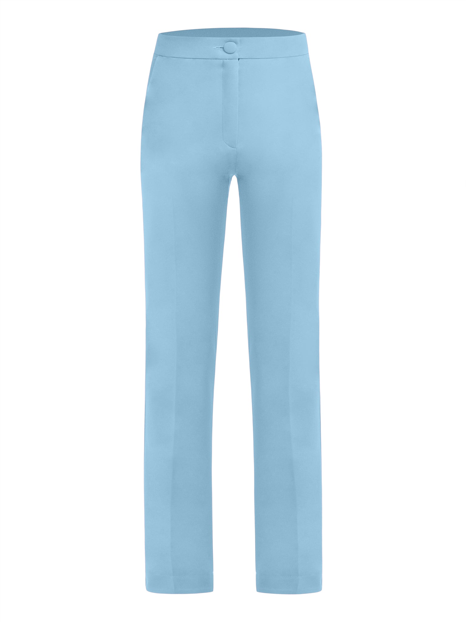 Tailored Straight-Leg Trousers by Tia Dorraine Women's Luxury Fashion Designer Clothing Brand