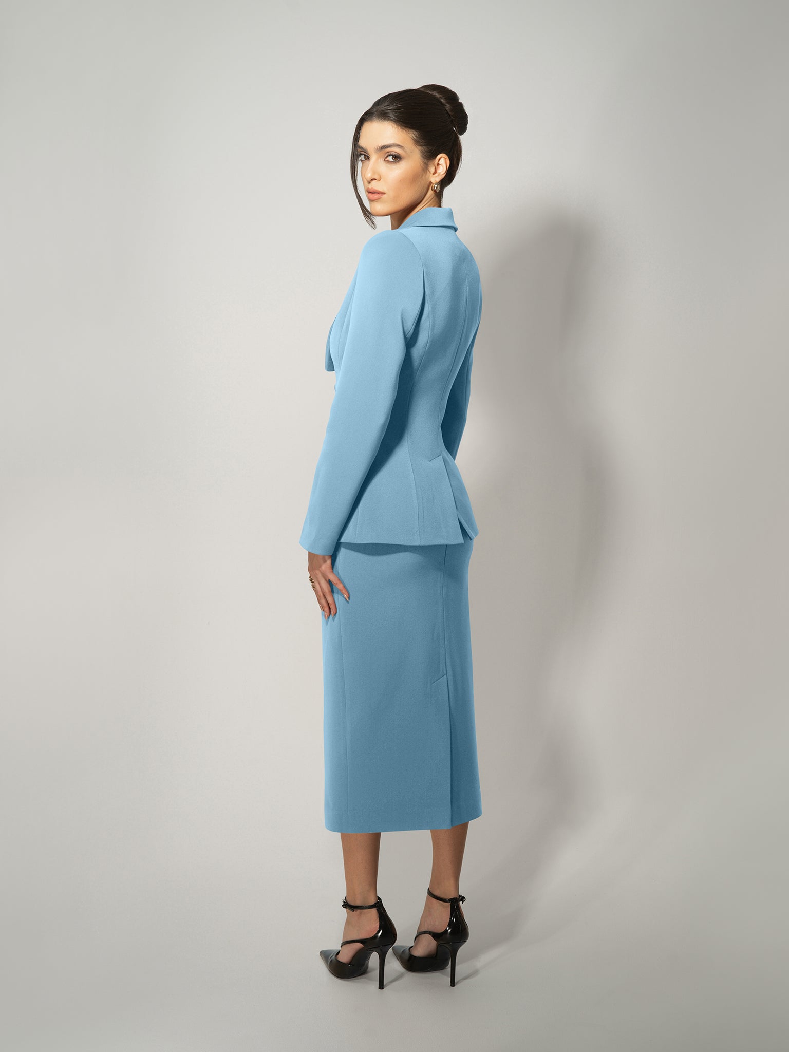 Vision Timeless Single-Breasted Blazer by Tia Dorraine Women's Luxury Fashion Designer Clothing Brand