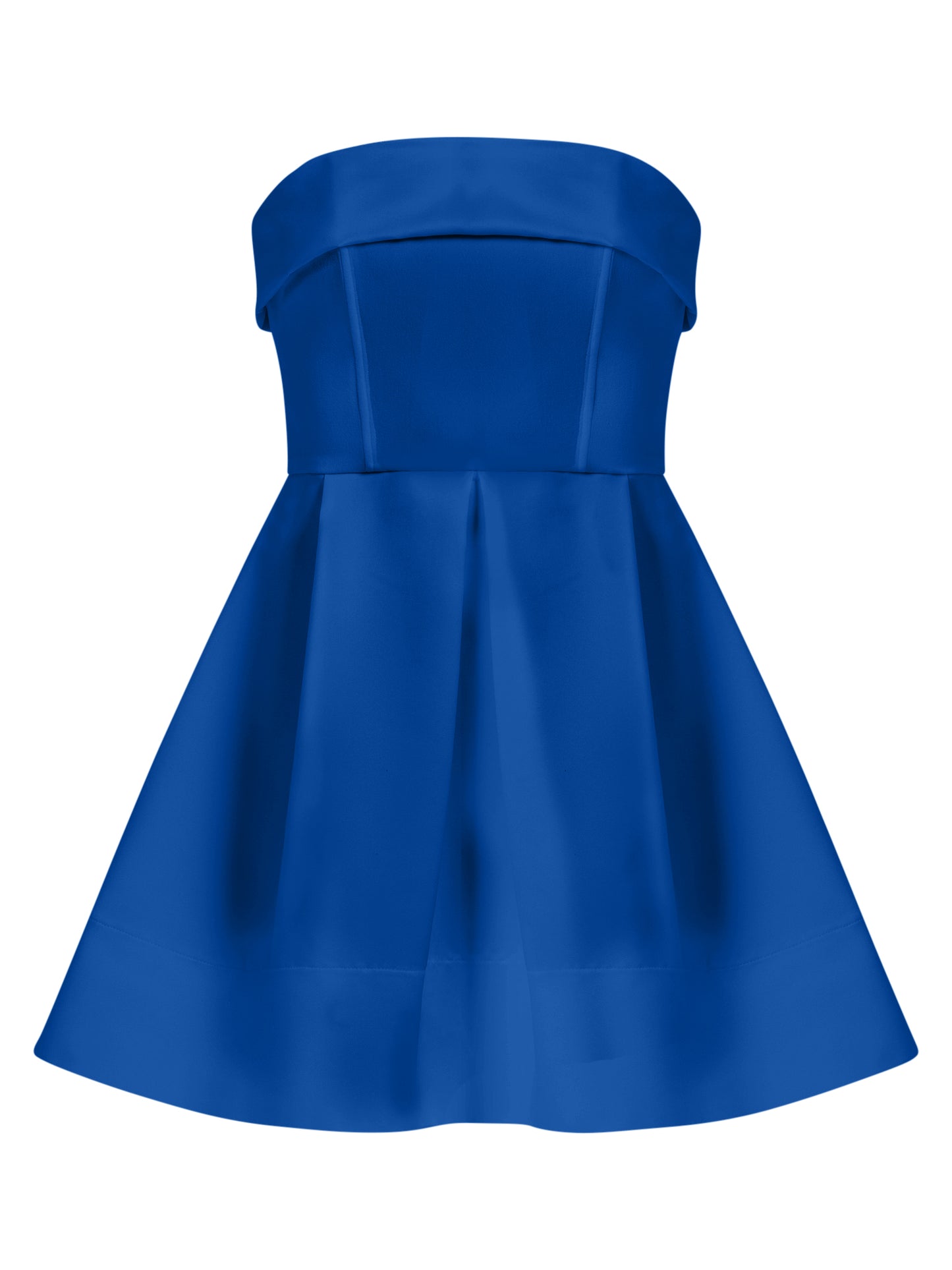 Wild Flower Flared Satin Mini Dress by Tia Dorraine Women's Luxury Fashion Designer Clothing Brand