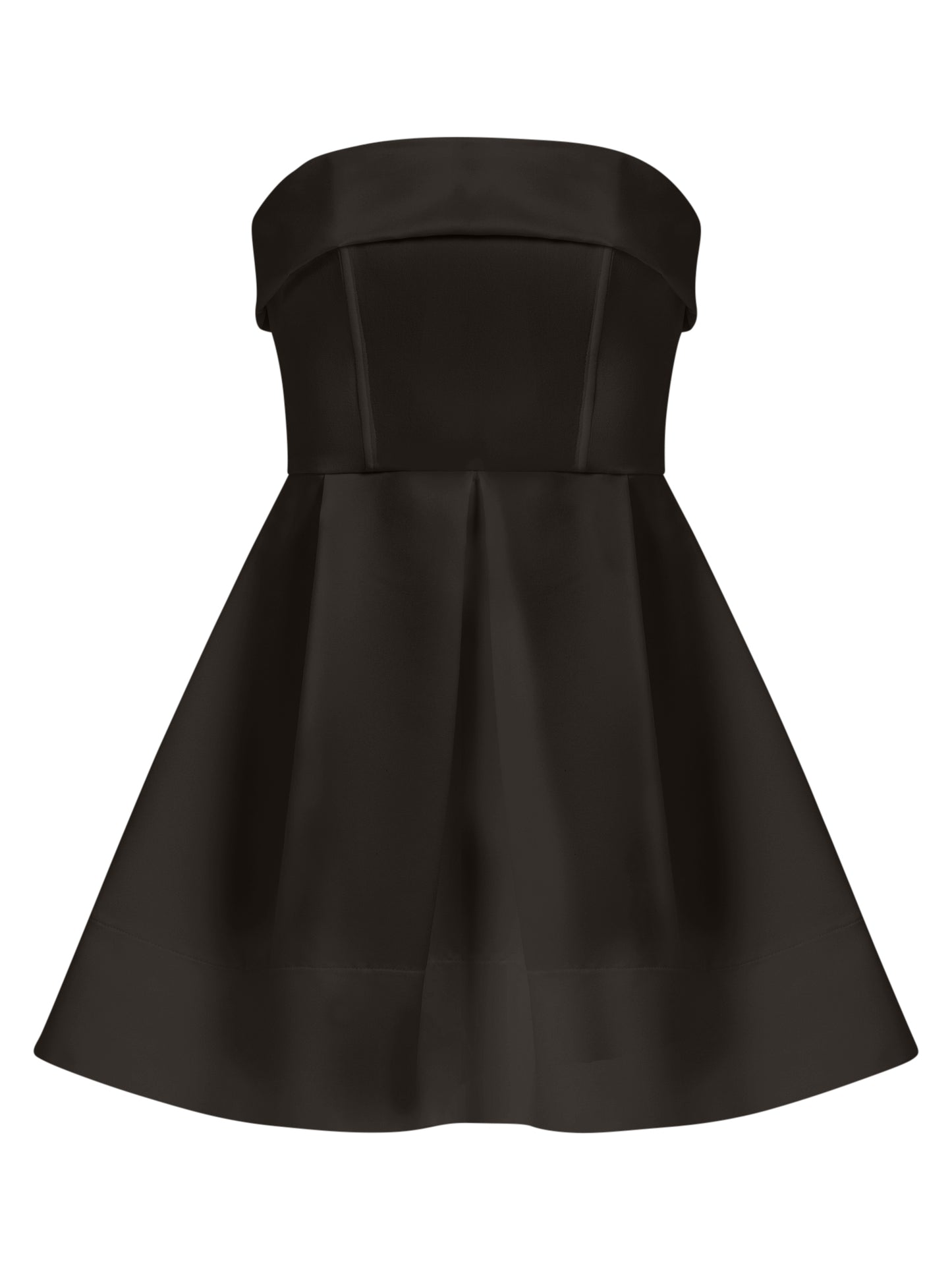 Wild Flower Flared Satin Mini Dress by Tia Dorraine Women's Luxury Fashion Designer Clothing Brand