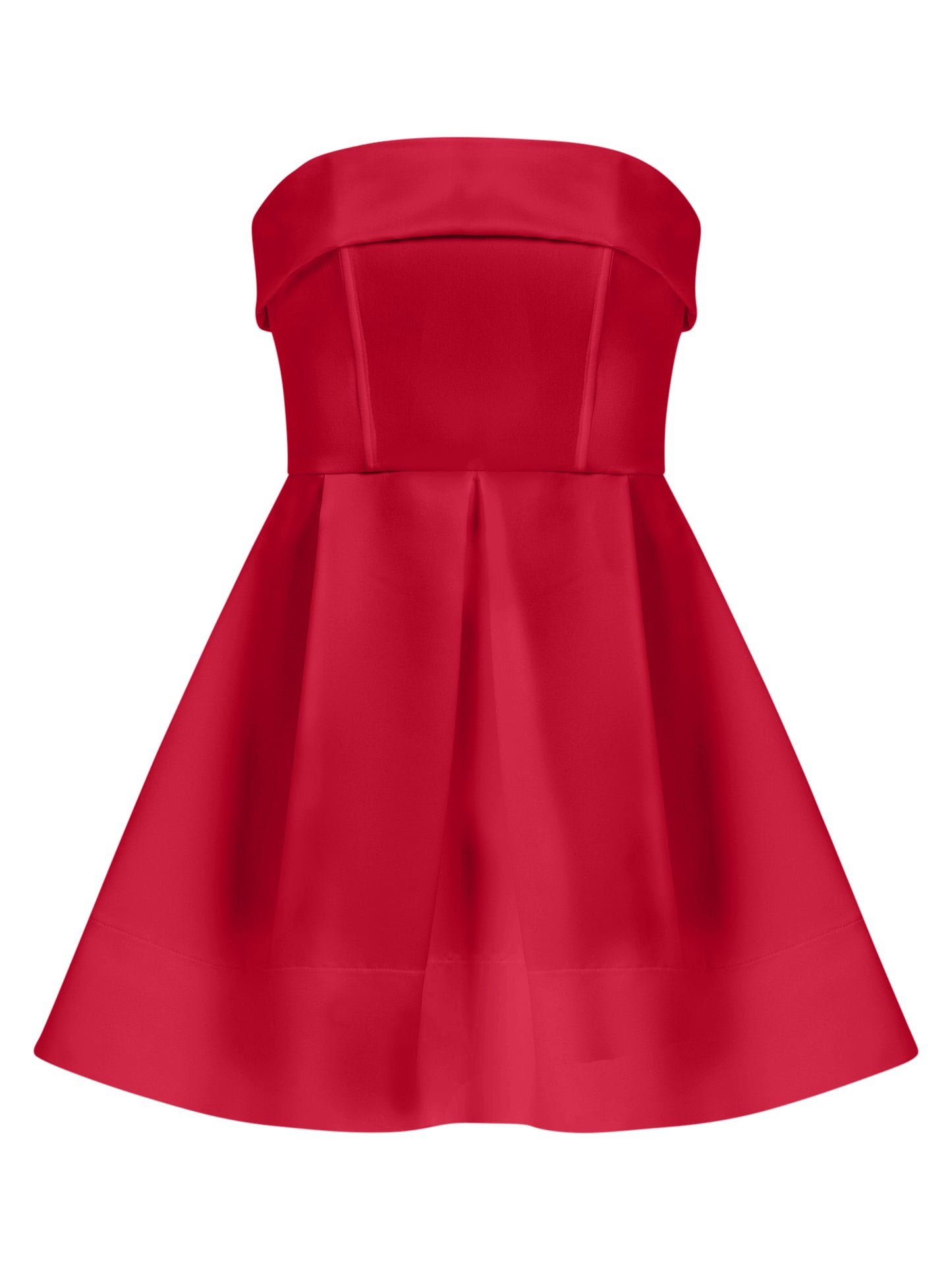 Wild Flower Flared Satin Mini Dress by Tia Dorraine Women's Luxury Fashion Designer Clothing Brand