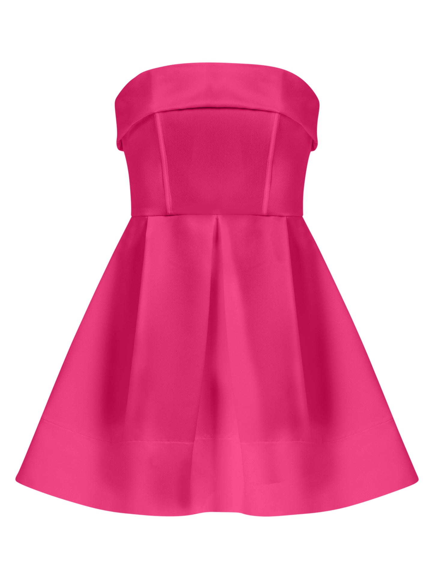 Wild Flower Flared Satin Mini Dress by Tia Dorraine Women's Luxury Fashion Designer Clothing Brand