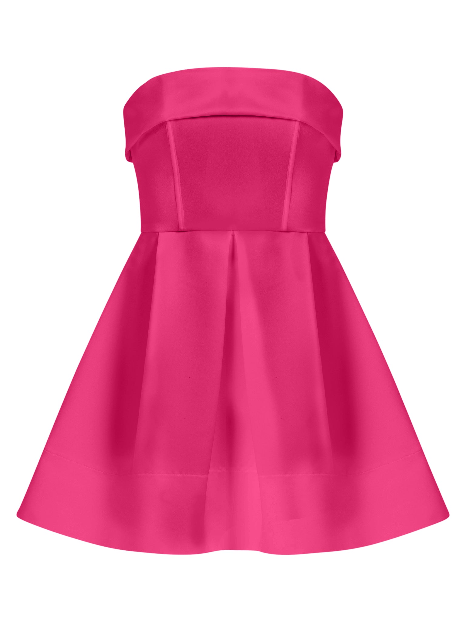 Wild Flower Flared Satin Mini Dress by Tia Dorraine Women's Luxury Fashion Designer Clothing Brand