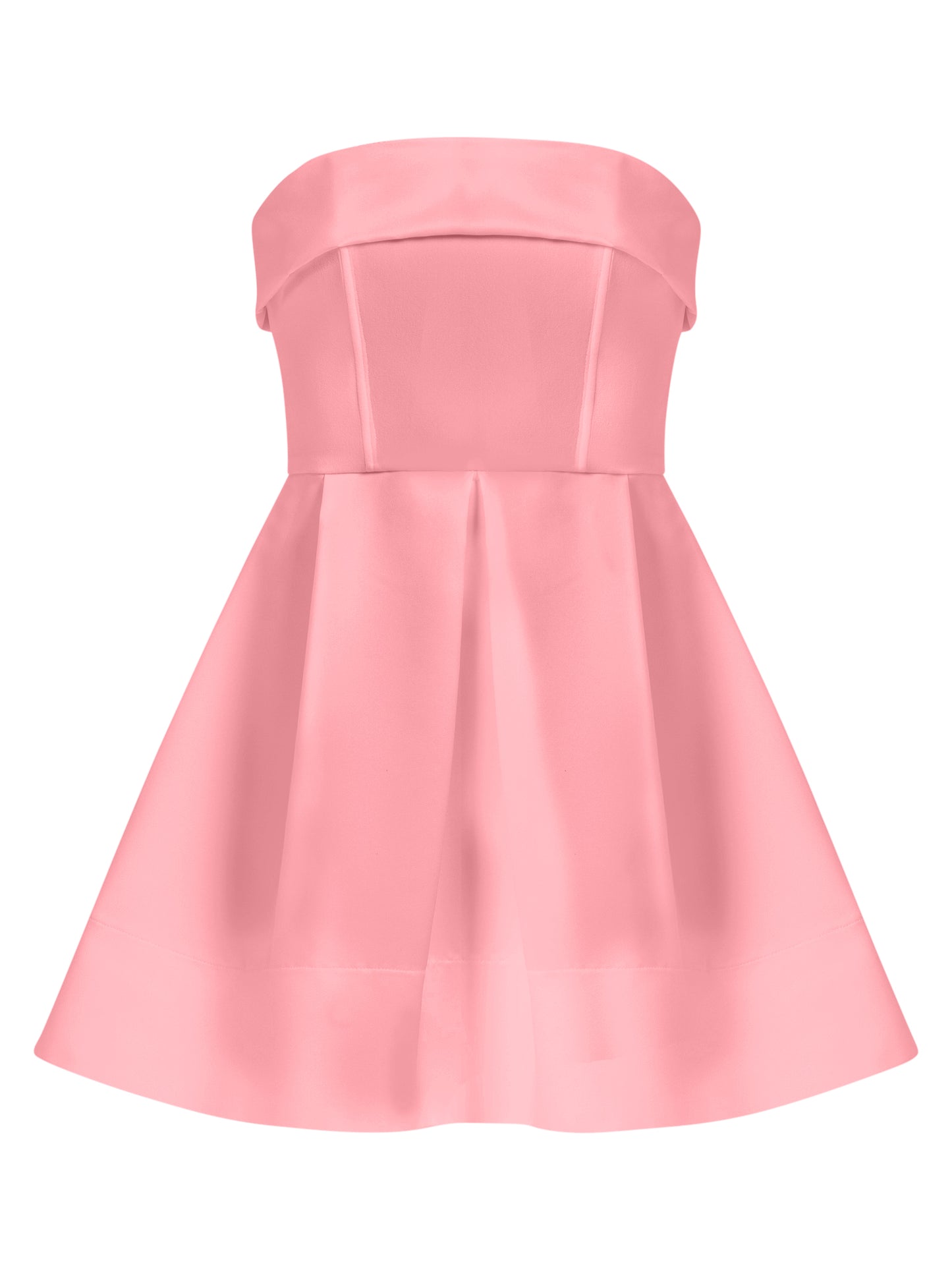 Wild Flower Flared Satin Mini Dress by Tia Dorraine Women's Luxury Fashion Designer Clothing Brand