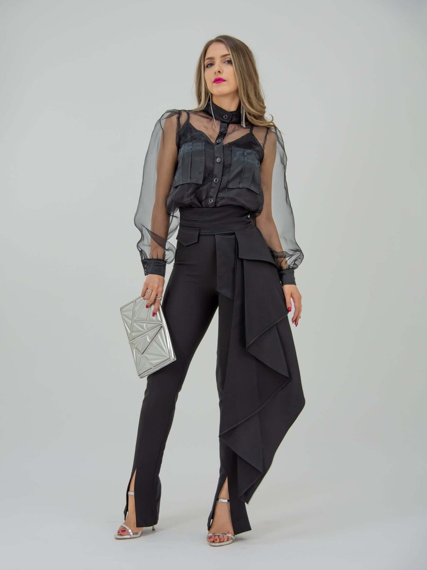 Elegance Theory Maxi-Length Statement Belt by Tia Dorraine Women's Luxury Fashion Designer Clothing Brand
