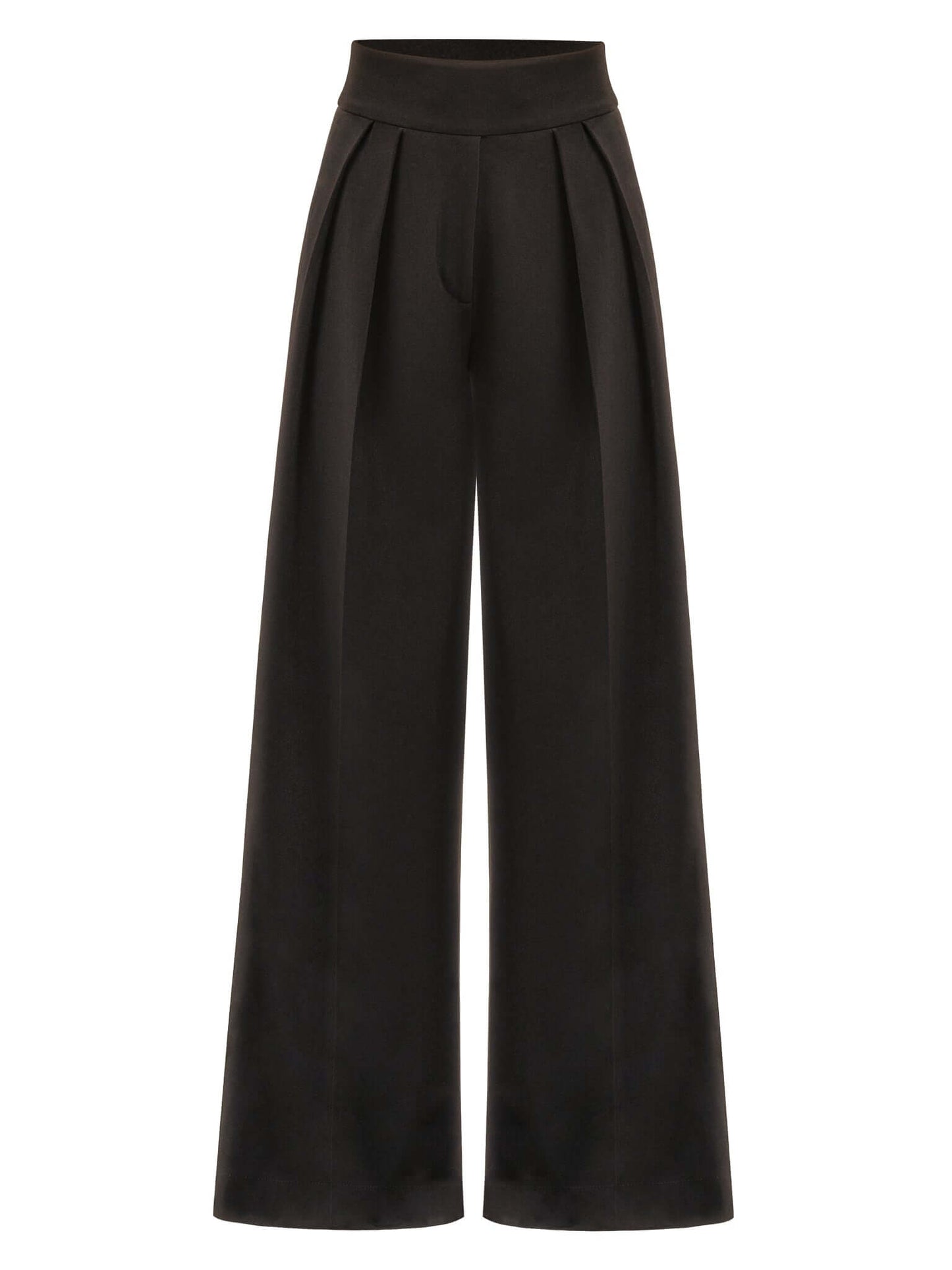 Born to Run High-Waist Wide-Leg Trousers by Tia Dorraine Women's Luxury Fashion Designer Clothing Brand