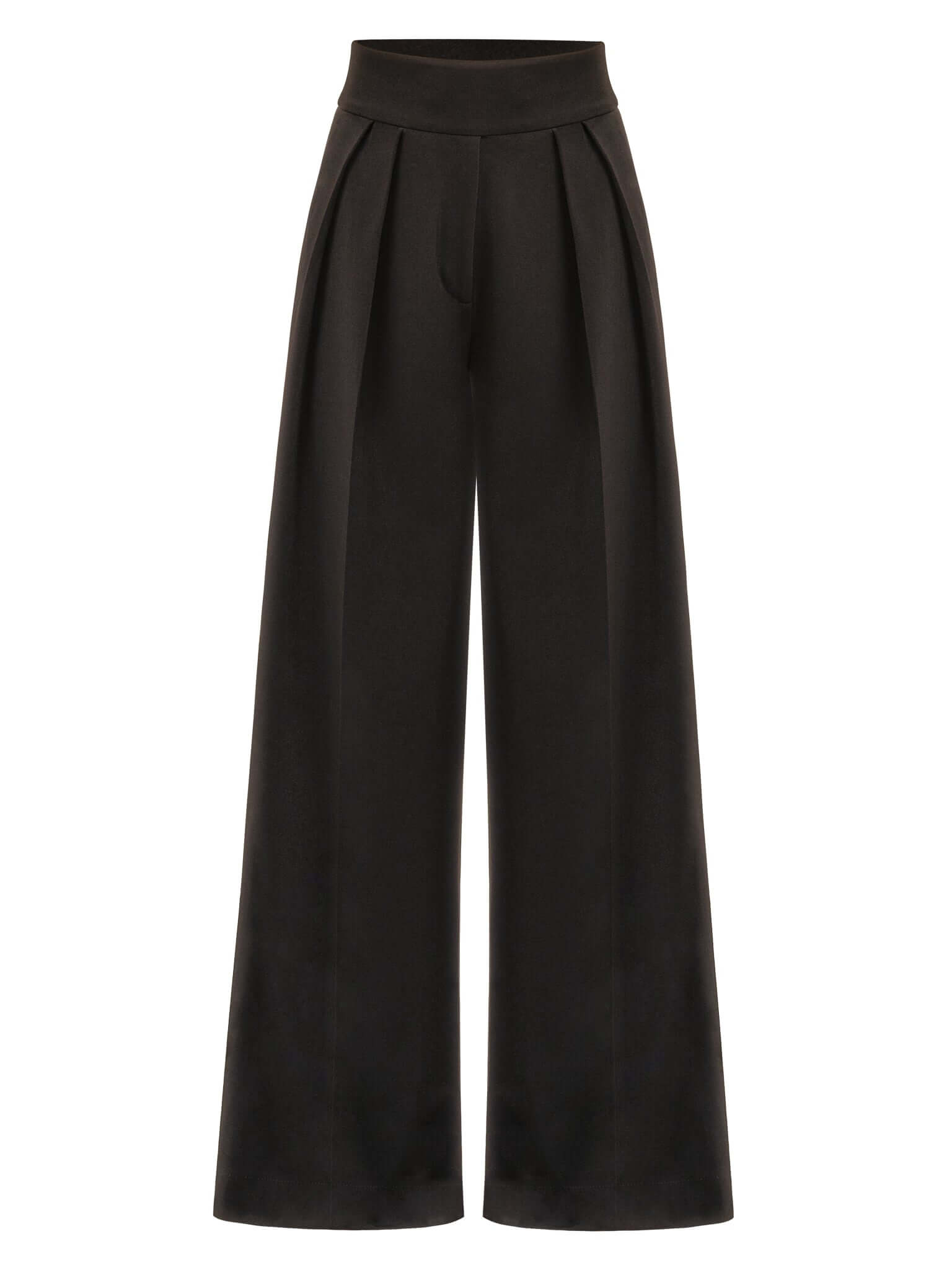 Born to Run High-Waist Wide-Leg Trousers by Tia Dorraine Women's Luxury Fashion Designer Clothing Brand