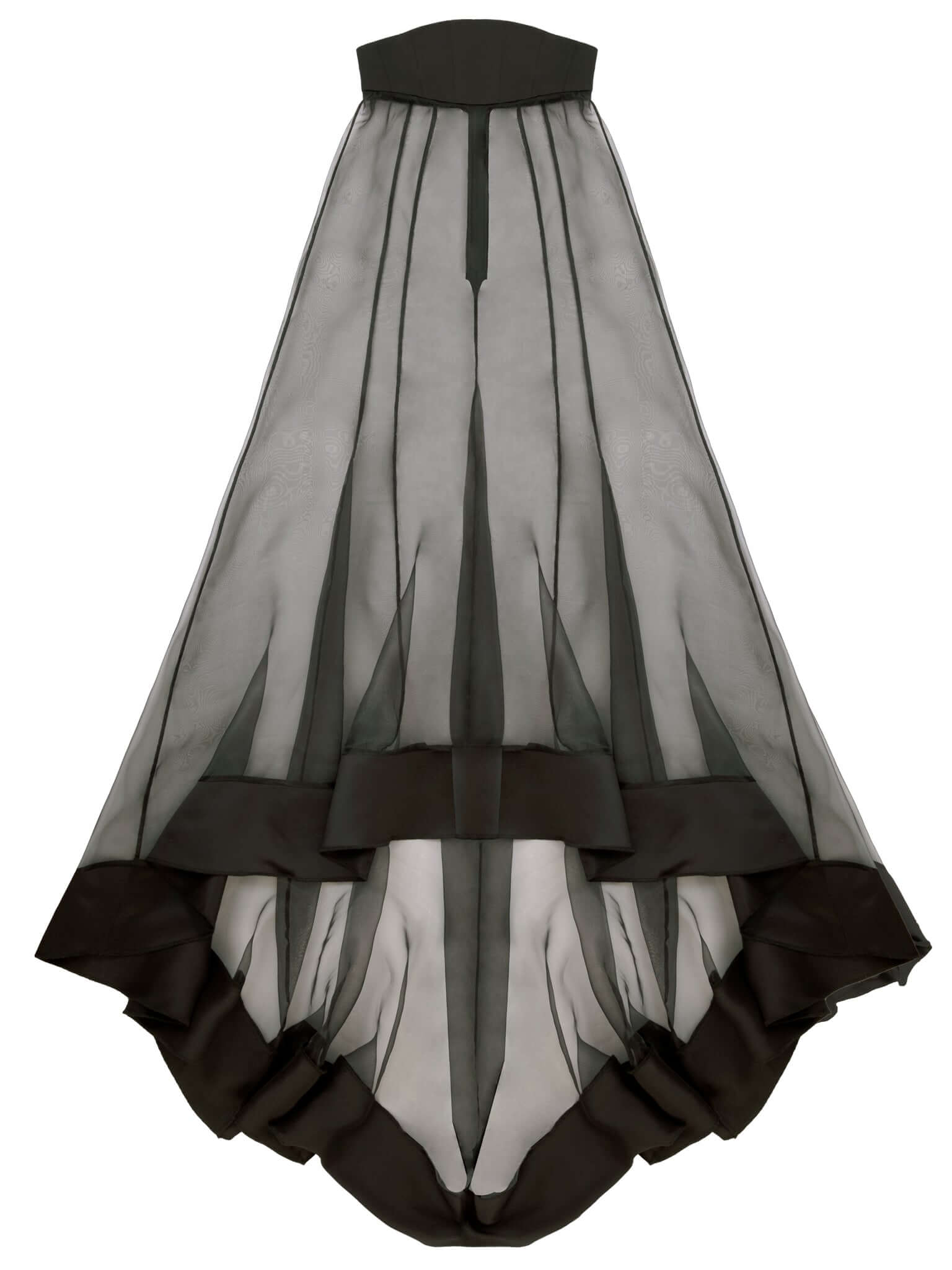 Hypnotic Glow Sheer Maxi Skirt by Tia Dorraine Women's Luxury Fashion Designer Clothing Brand