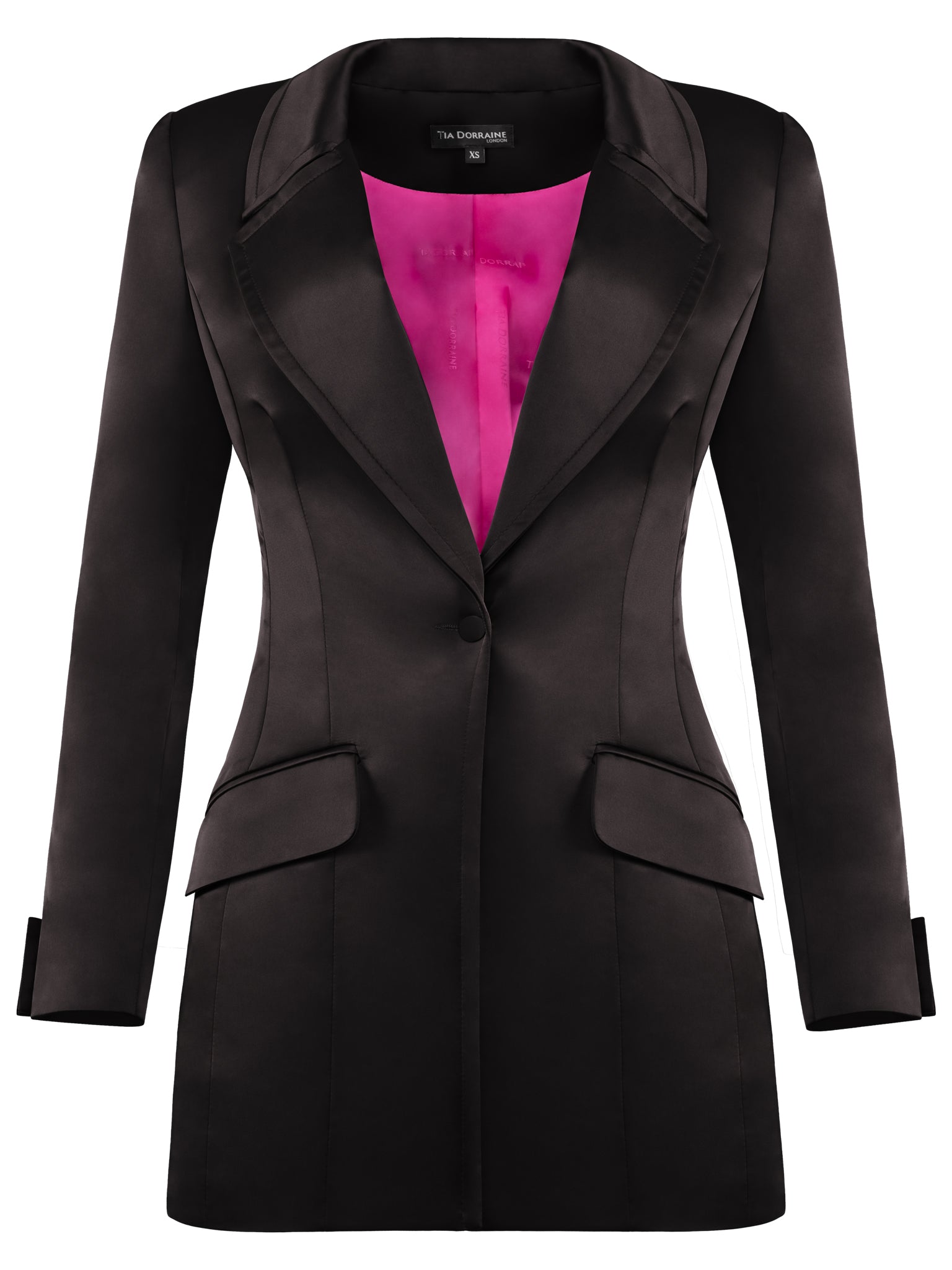Midnight Sky Hourglass Blazer - Black by Tia Dorraine Women's Luxury Fashion Designer Clothing Brand