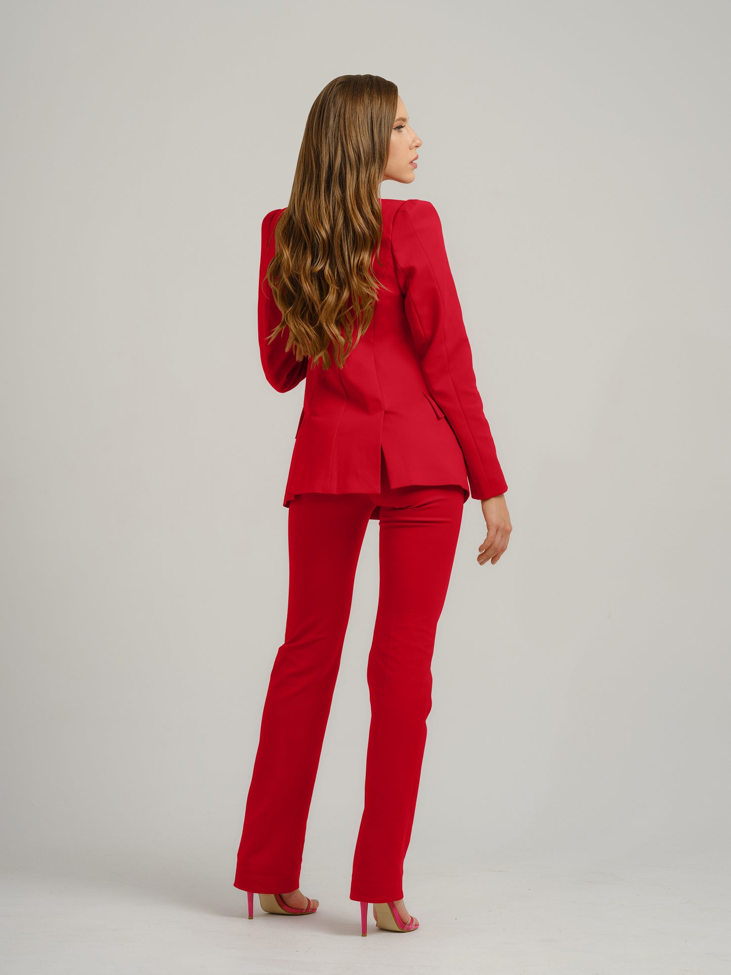 Fierce Red Tailored Suit