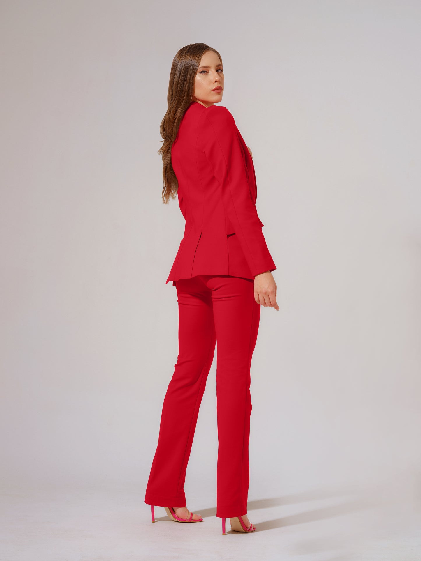 Fierce Red Tailored Suit