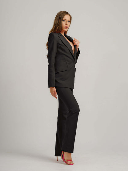 Fantasy Tailored Suit - Black by Tia Dorraine Women's Luxury Fashion Designer Clothing Brand