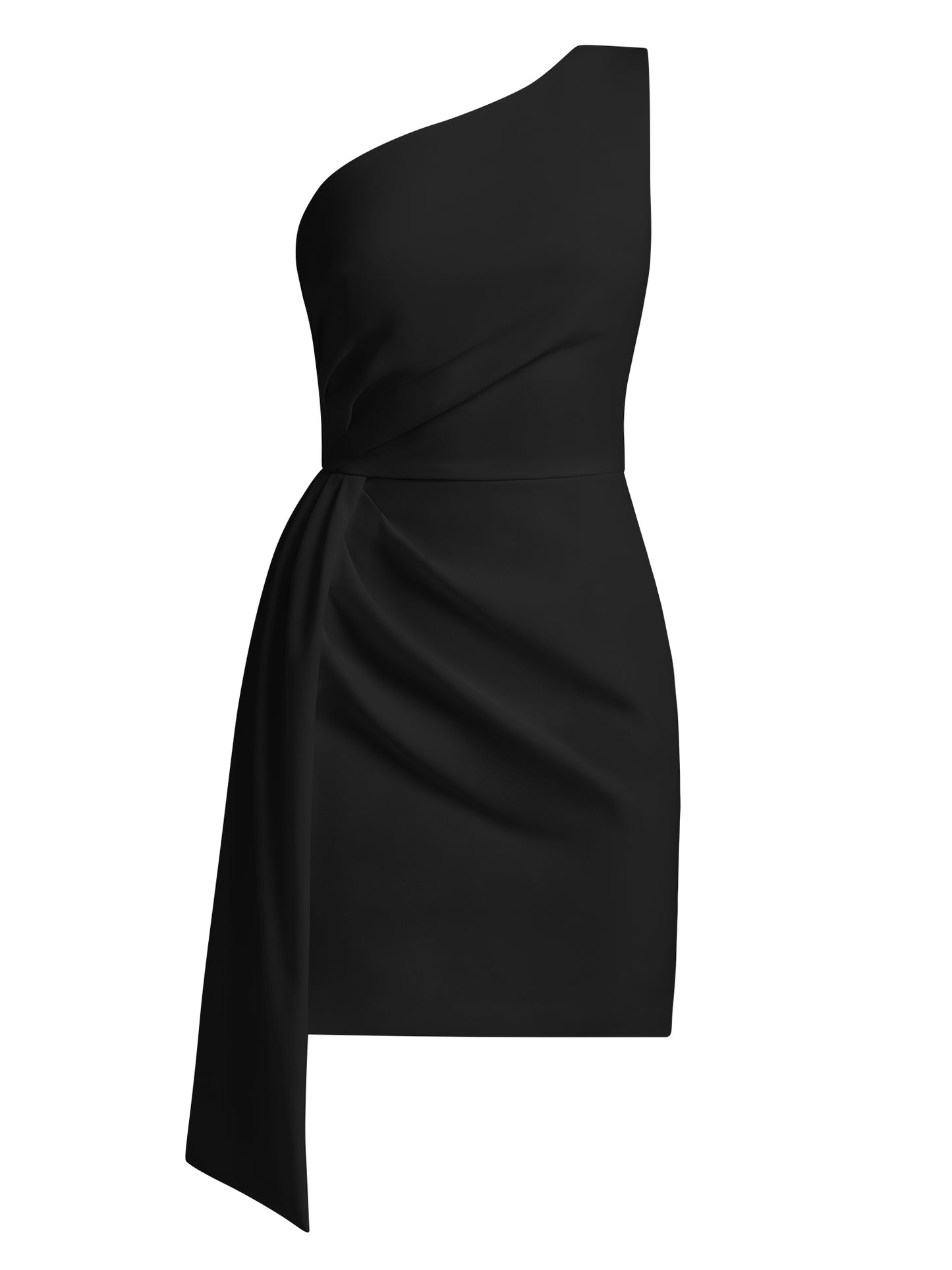 Iconic Glamour Short Dress - Black