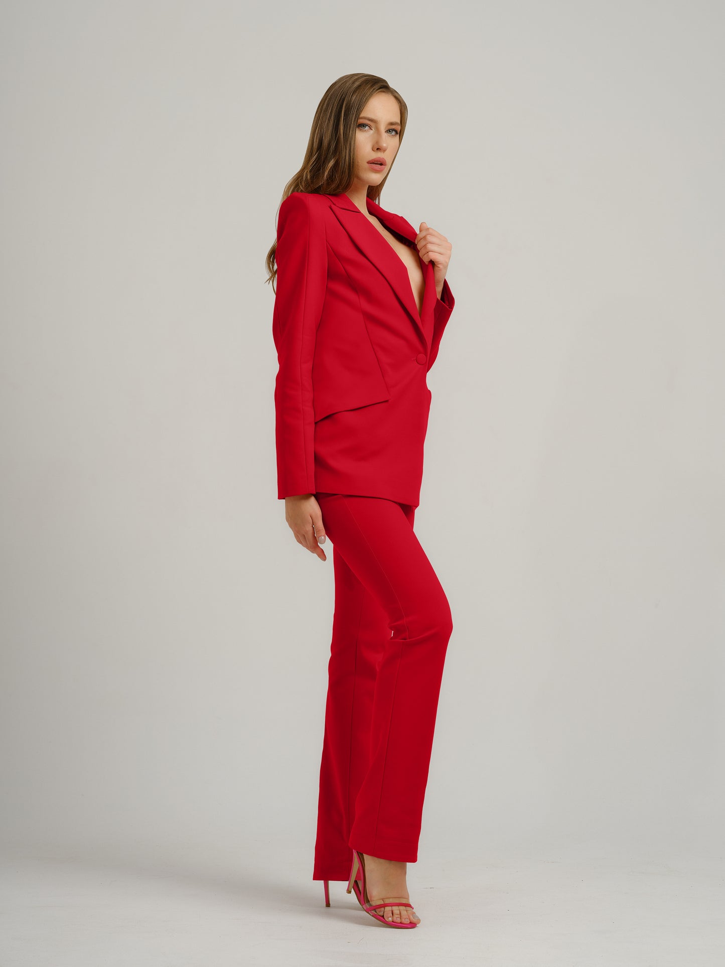 Fierce Red Tailored Suit