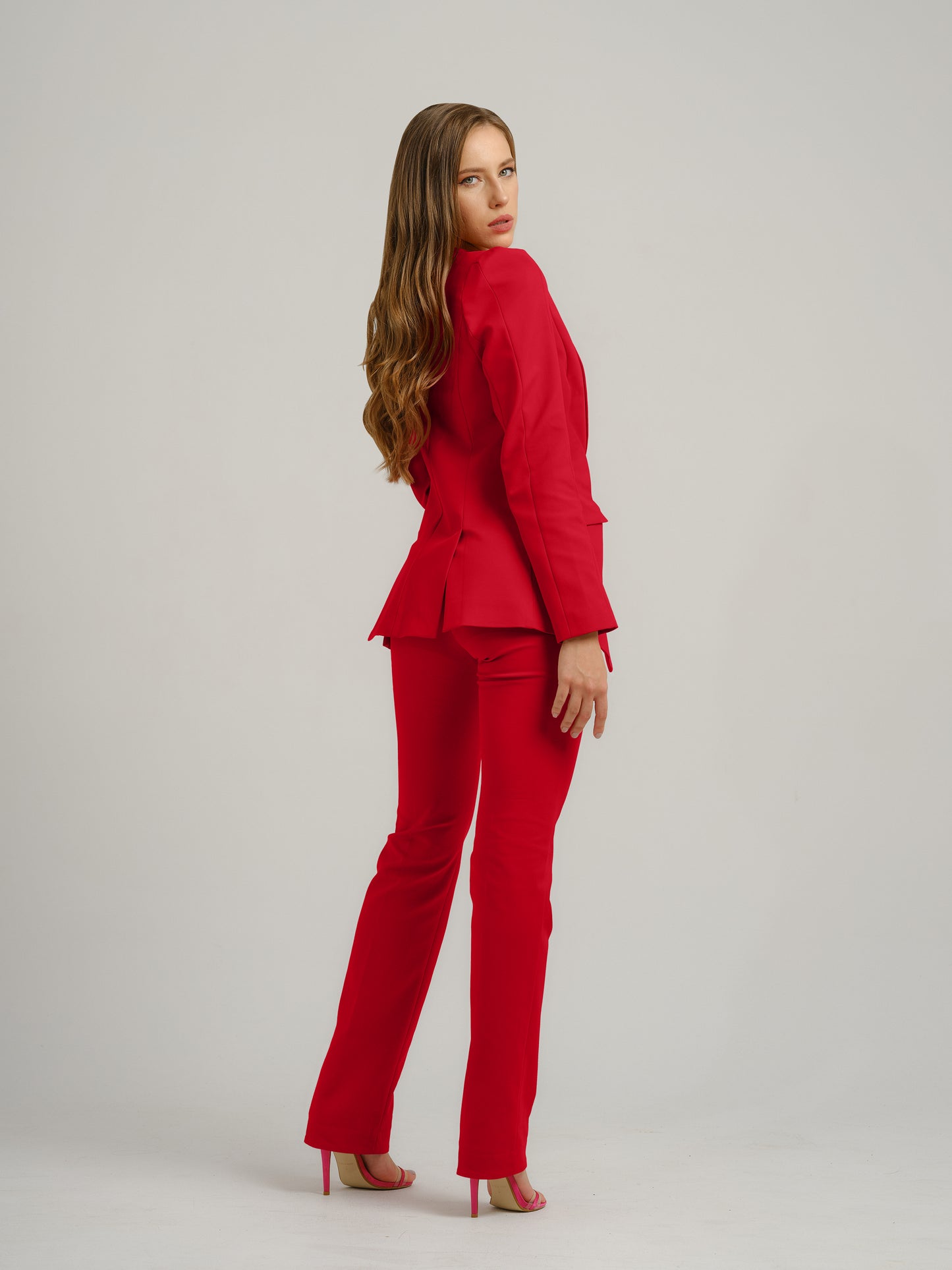 Fierce Red Tailored Suit