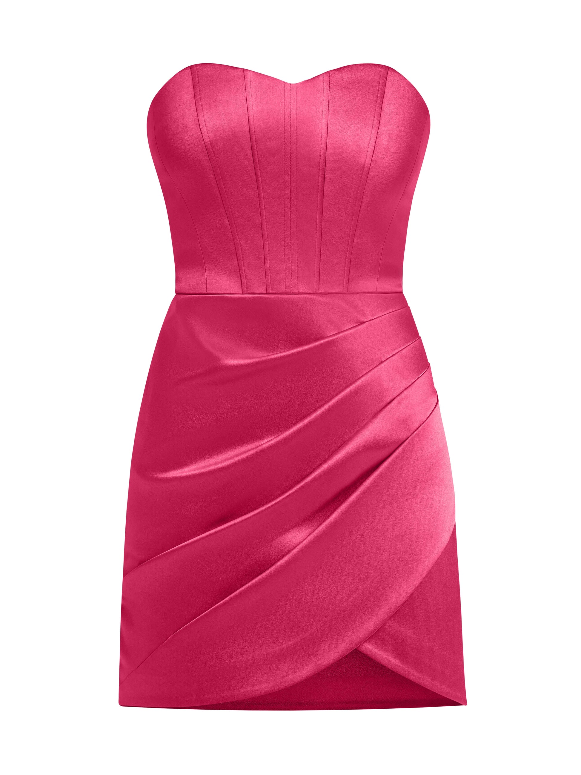 A Touch of Glamour Mini Dress - Hot Pink A Touch of Glamour Mini Dress - Hot Pink