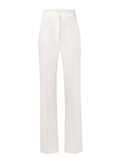 Classic Chic High-Waist Flared Trousers