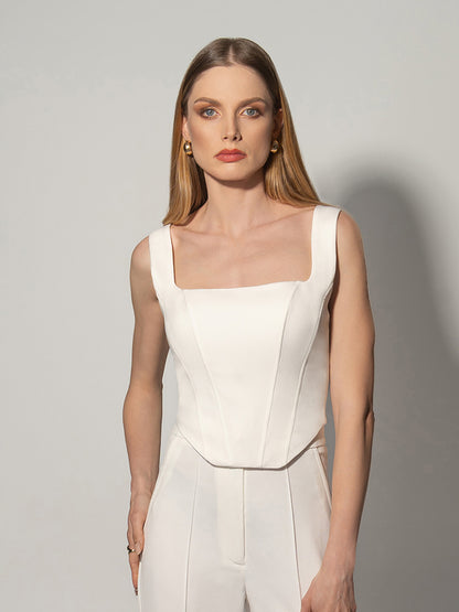 Classic Chic Bustier Top
